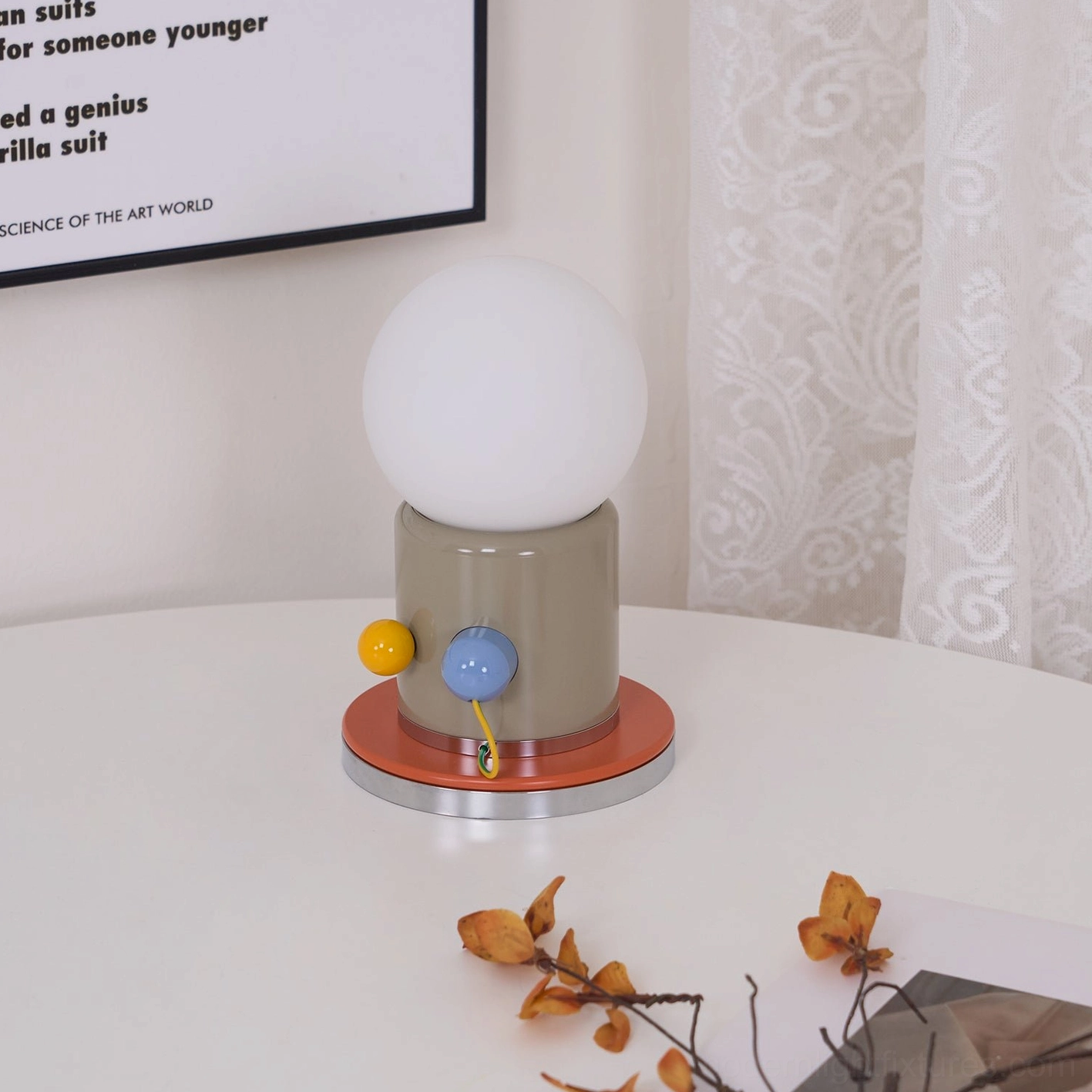 Kiely table lamp sculptural element personal space bedroom office lighting