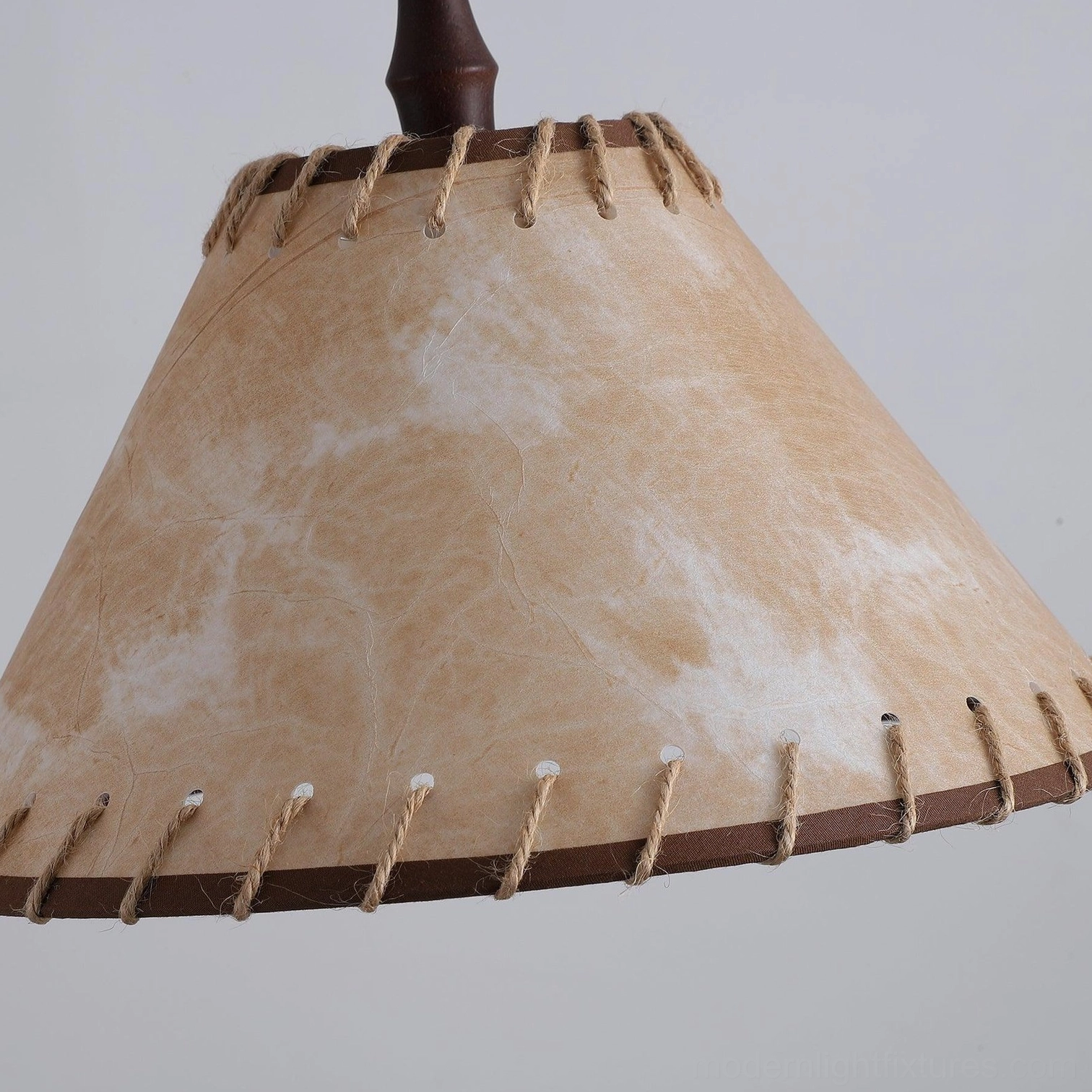 Kiko fabric pendant lamp warm light diffusion through natural linen material