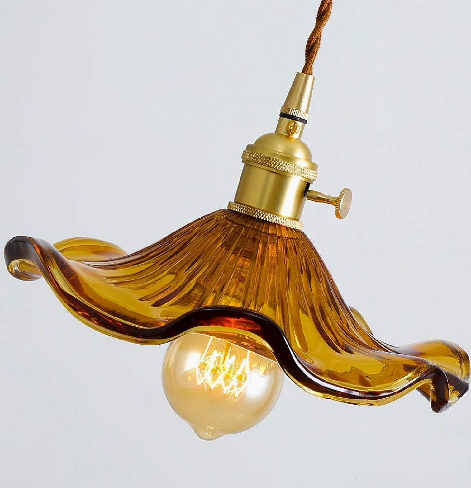 Kinney fluted pendant lamp Scandinavian minimalist interior design styling