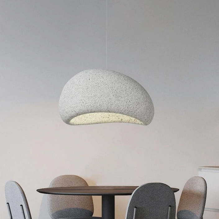 Kioto light grey pendant lamp multi-room interior design versatility showcase