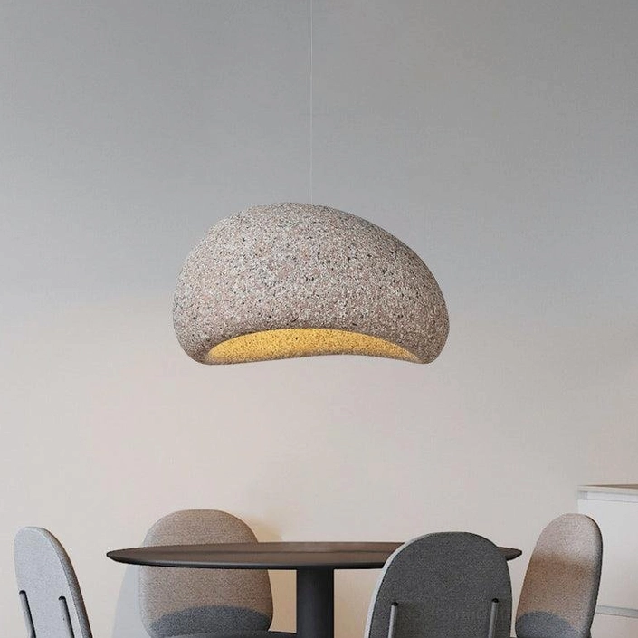 Kioto light pink pendant light speckled surface in Scandinavian contemporary design