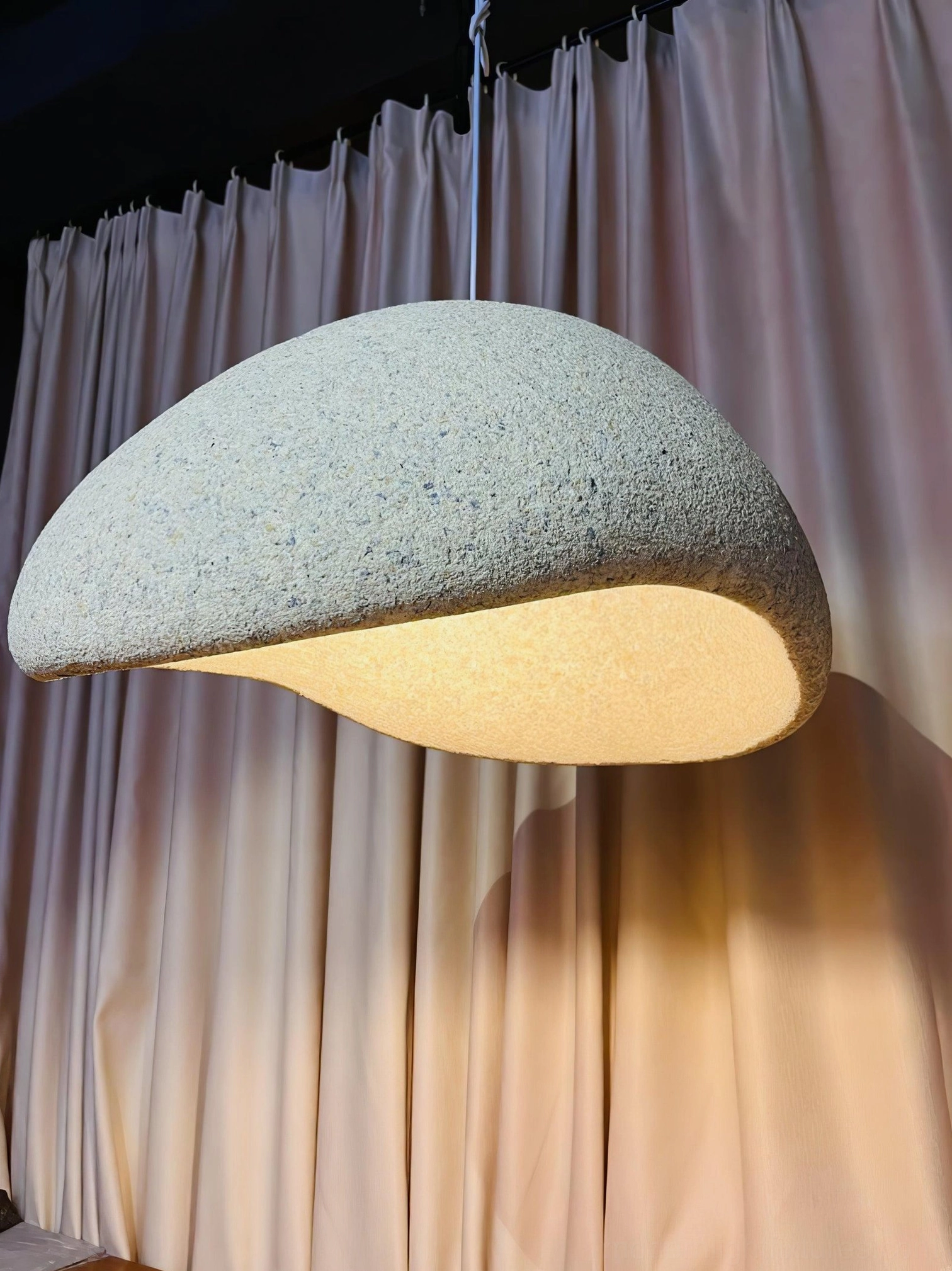 Kioto pendant light color palette comparison all finish options light grey dark grey beige pink red