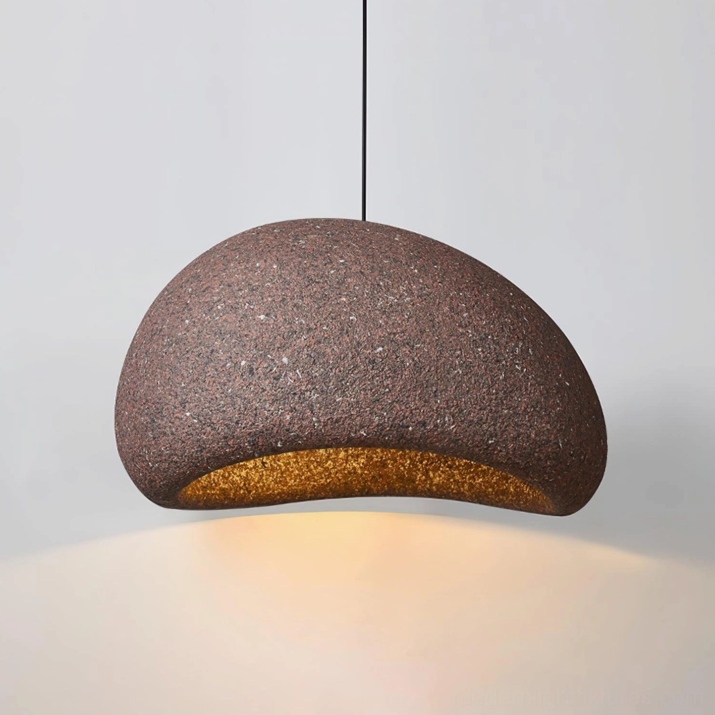 Kioto pendant light multiple size comparison and scale reference display