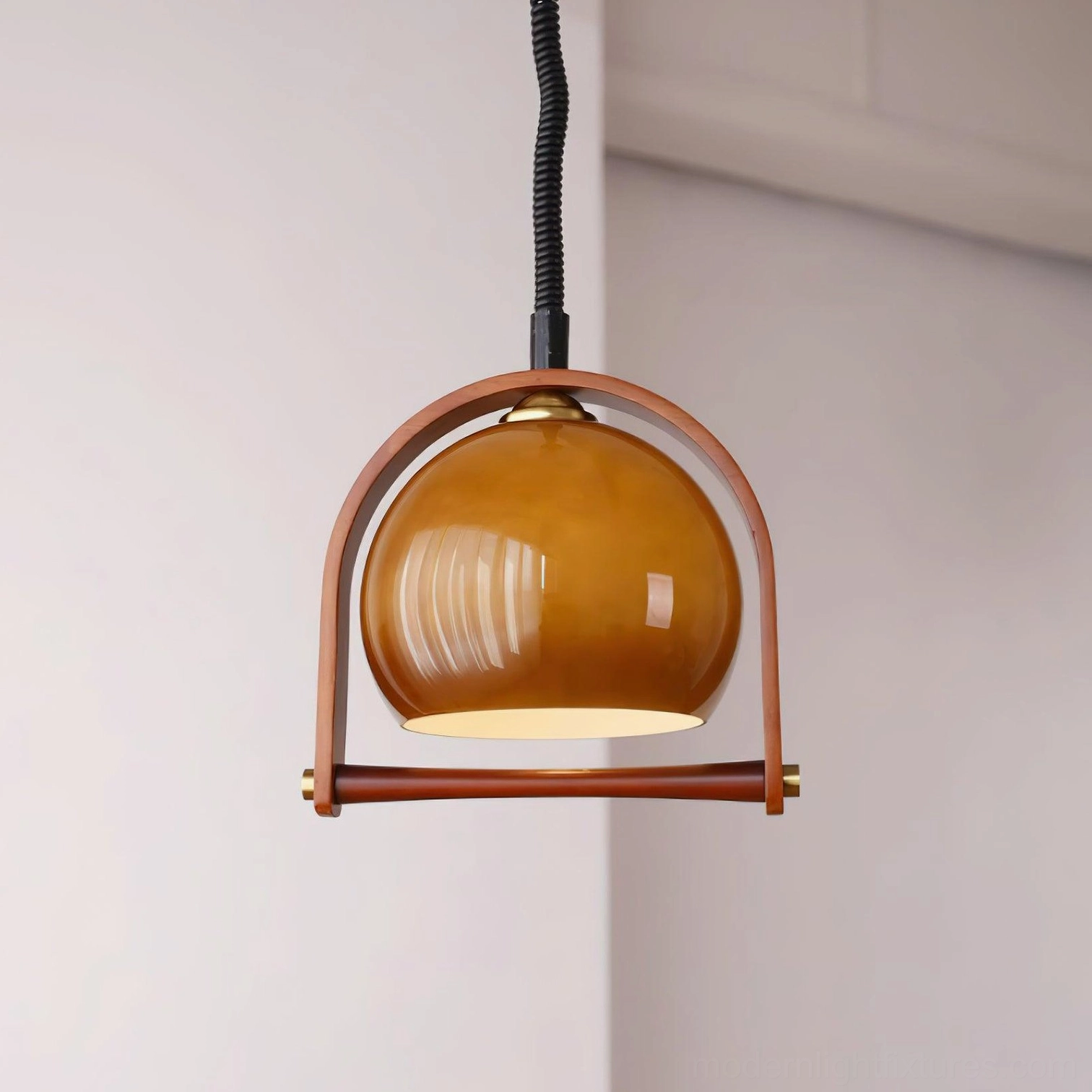 Kleine adjustable pendant light hardwired installation with 59-inch adjustable cord length