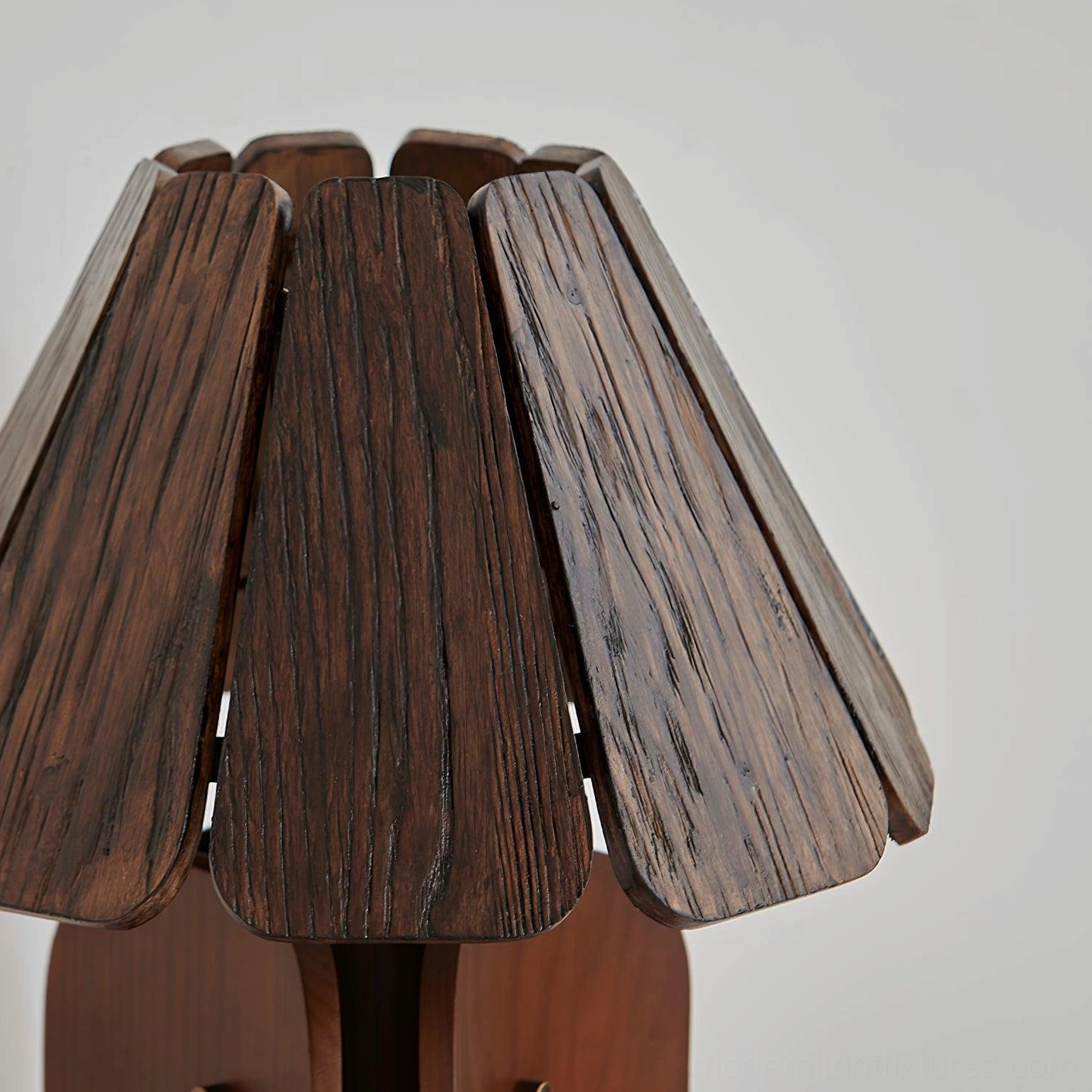 Kubec table lamp on console table in entryway with sophisticated styling