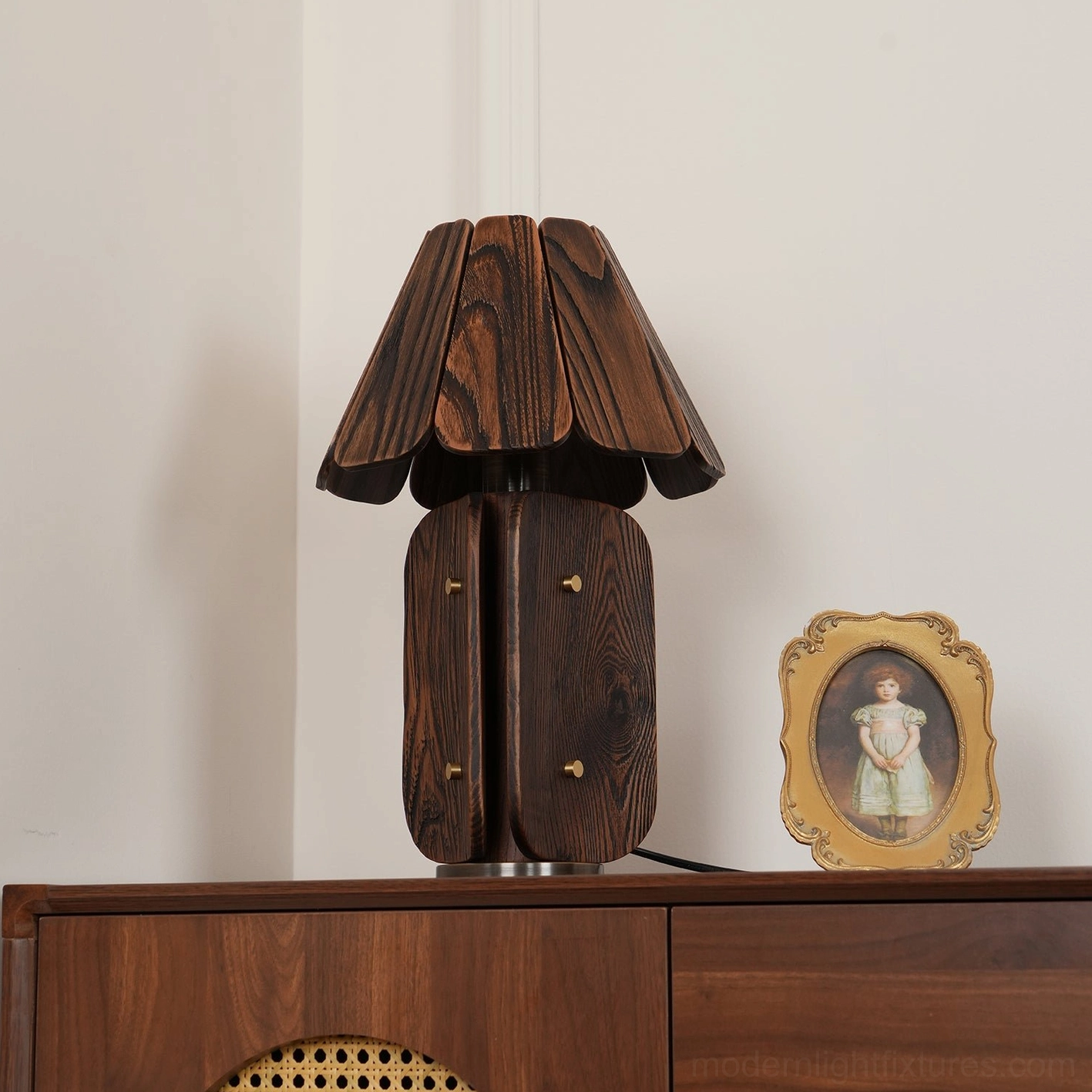 Kubec wooden table lamp investment piece for timeless home design and lighting