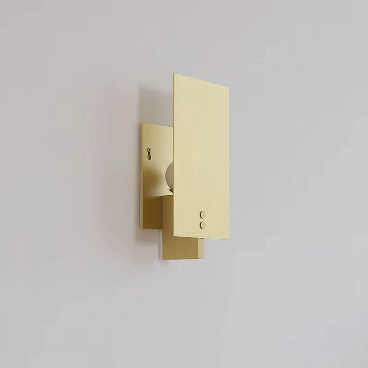 Kyren geometric wall sconce architectural minimalist design contemporary room transformation