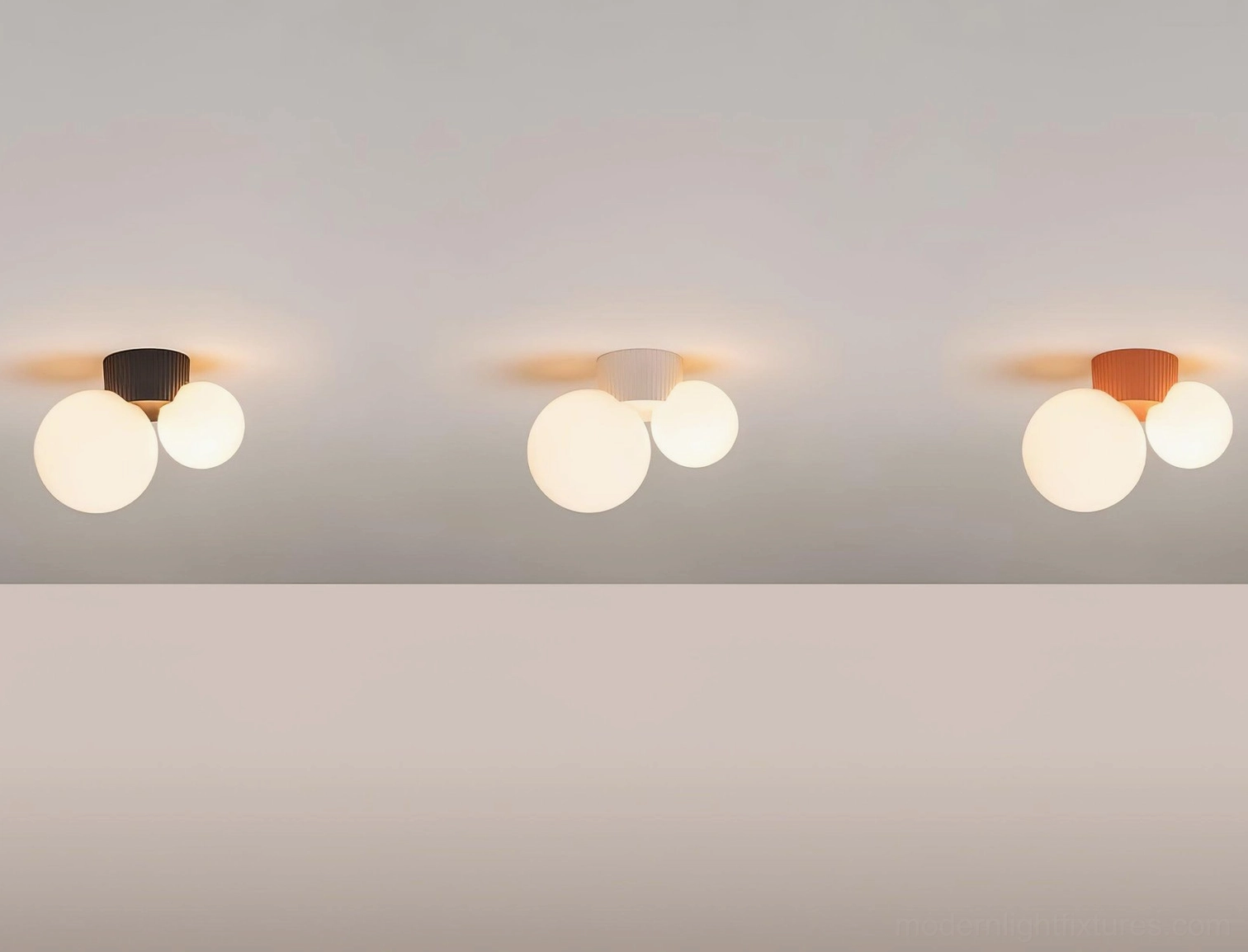 Land ceiling fixture in artistic space showing versatile design application in modern home