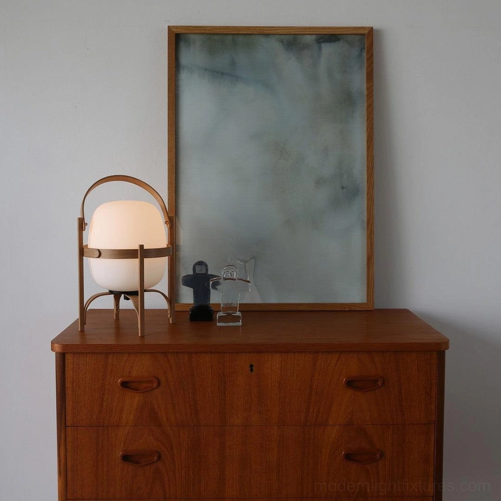 Lantern table lamp multiple heights small medium large size options