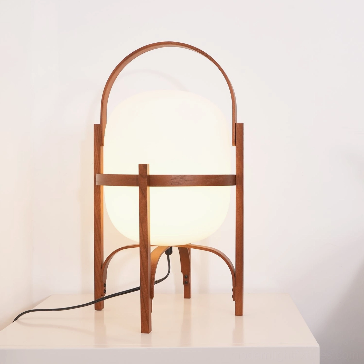 Portable lantern table lamp console table entryway welcome lighting