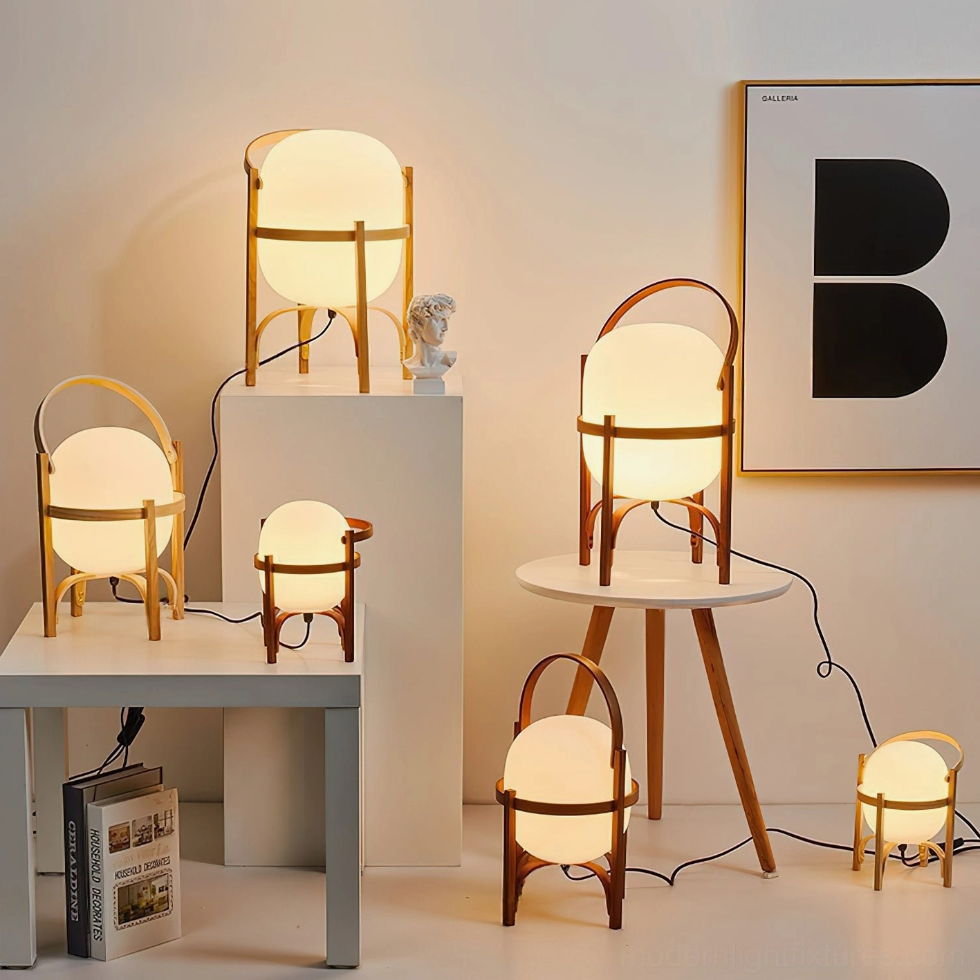 Portable lantern table lamp investment quality timeless lighting solution