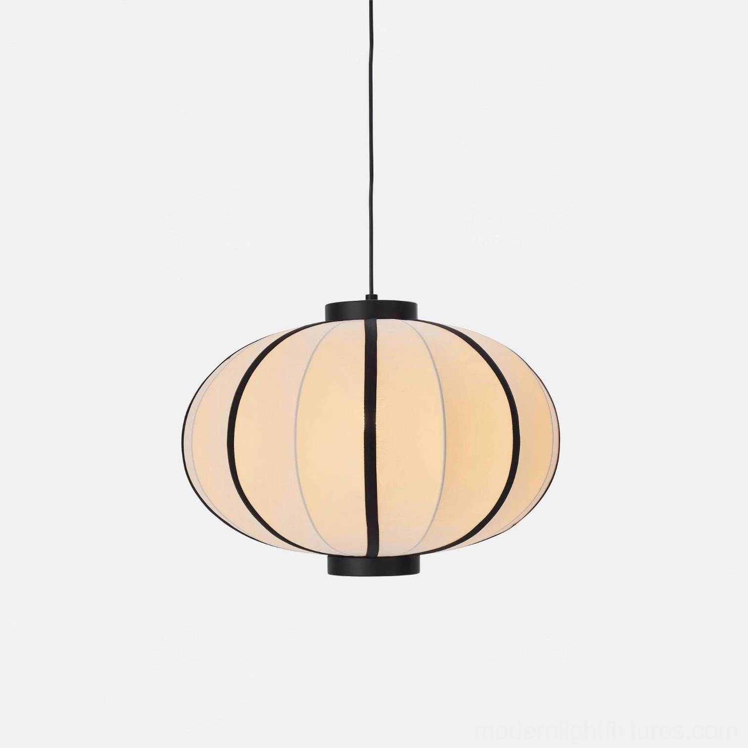 Modern black and white geometric lantern pendant light interior design inspiration ideas