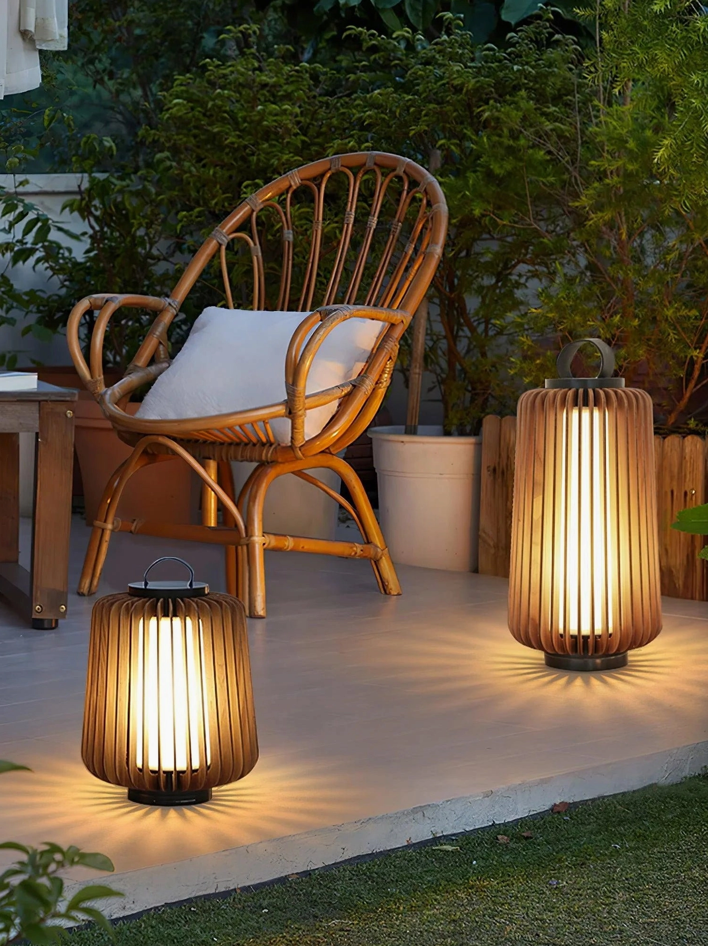 Lanvera portable cordless table lamp living room reading nook zone definition design