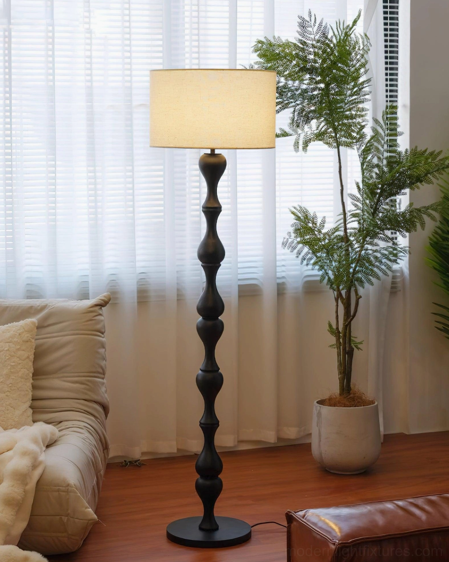 Laredo floor lamp alternative finish option color variant detail view