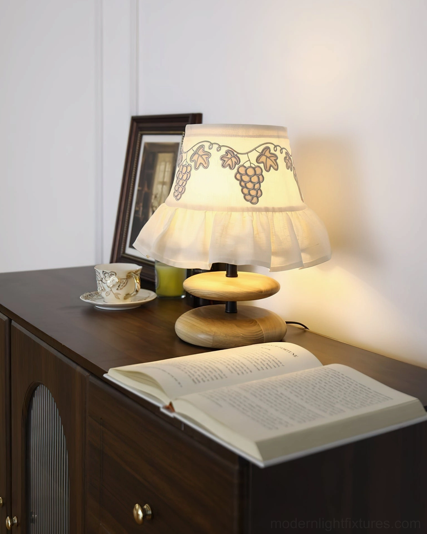 Lavelle pleated table lamp contemporary traditional interior design versatile styling