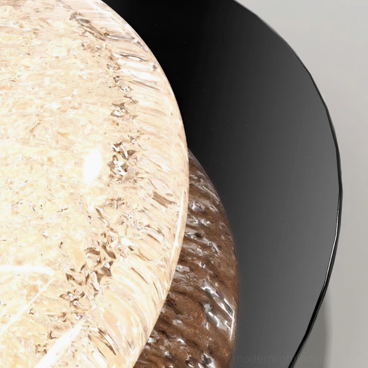 LED flush mount ceiling light - full product view showcase