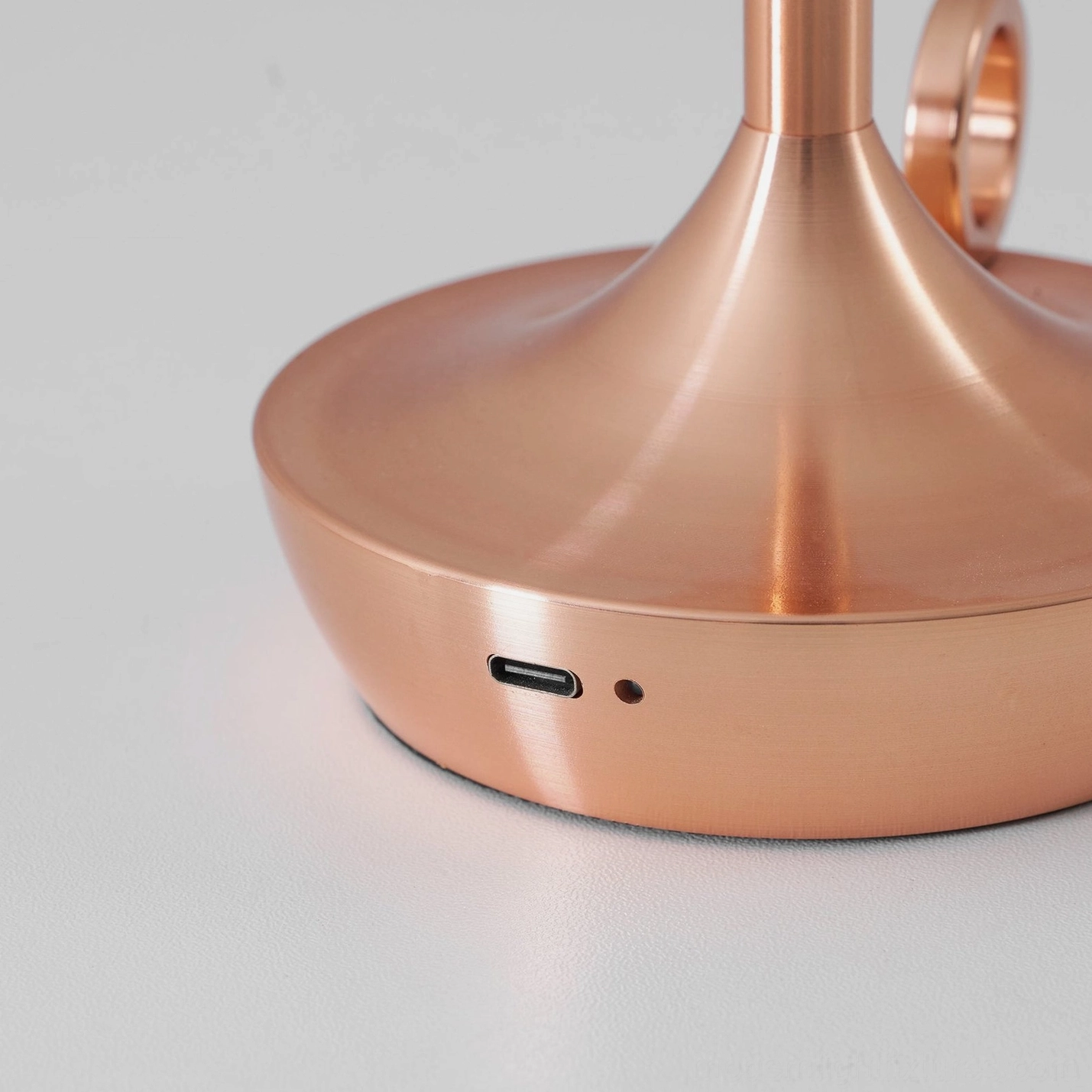 Contemporary LED candle table lamp delivering modern comfort and functionality with design heritage