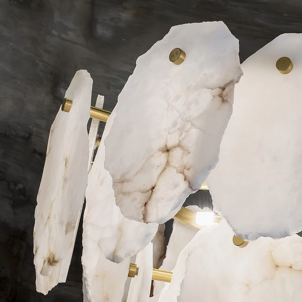 Leon Alabaster Pendant Chandelier - Interior Lighting Design Element for Modern Farmhouse and Rustic Spaces