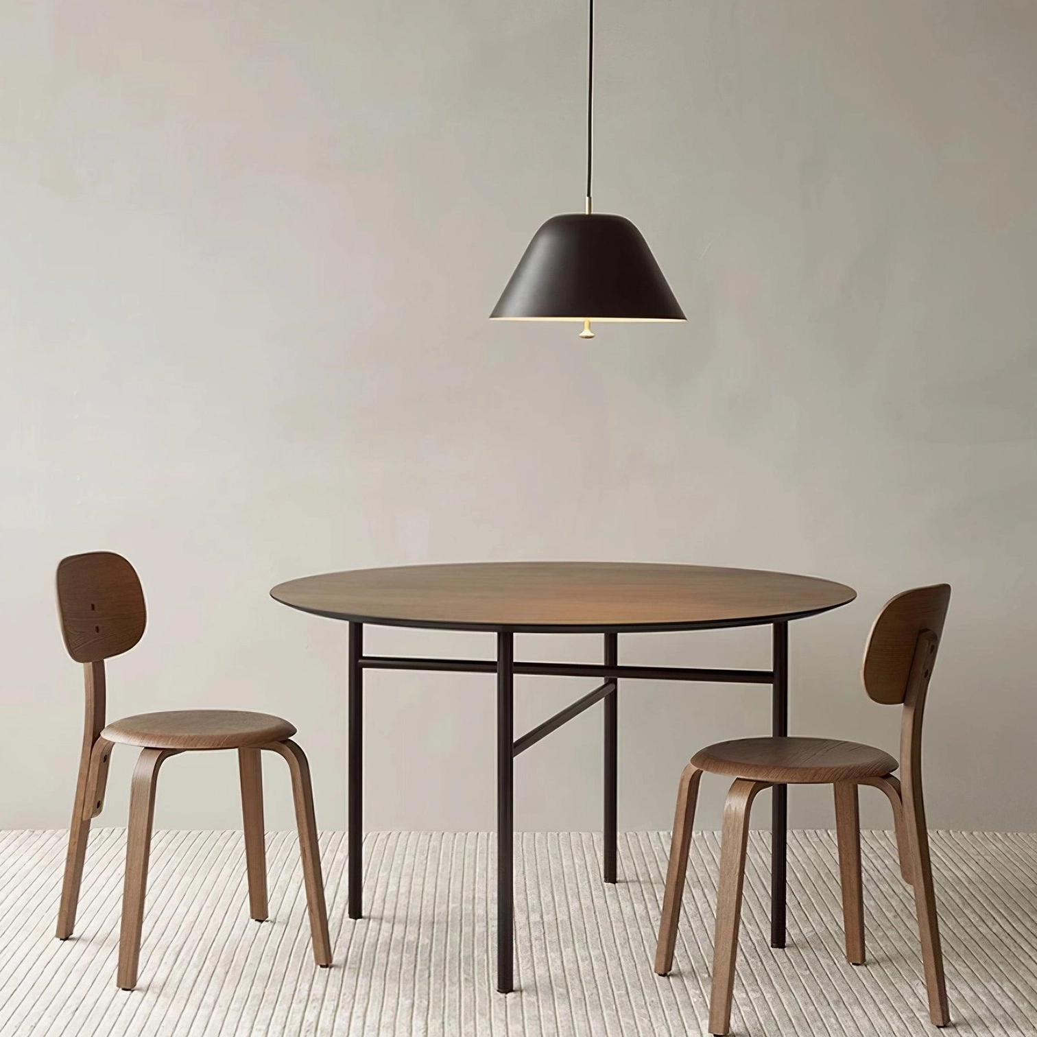 Levitate dome pendant light fixture in Scandinavian modern interior design setting