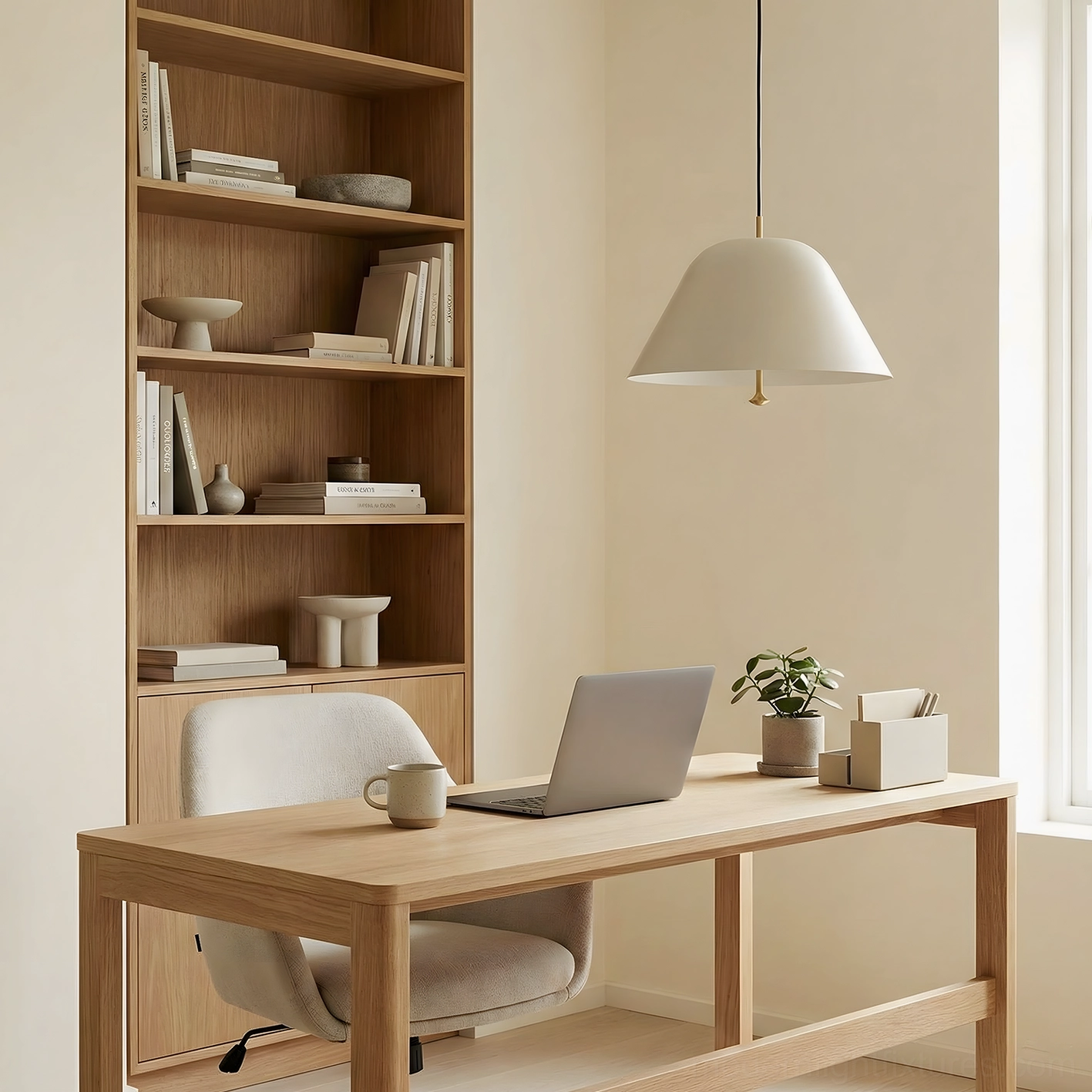 Levitate hanging pendant lamp with adjustable cord demonstrating flexible installation height options
