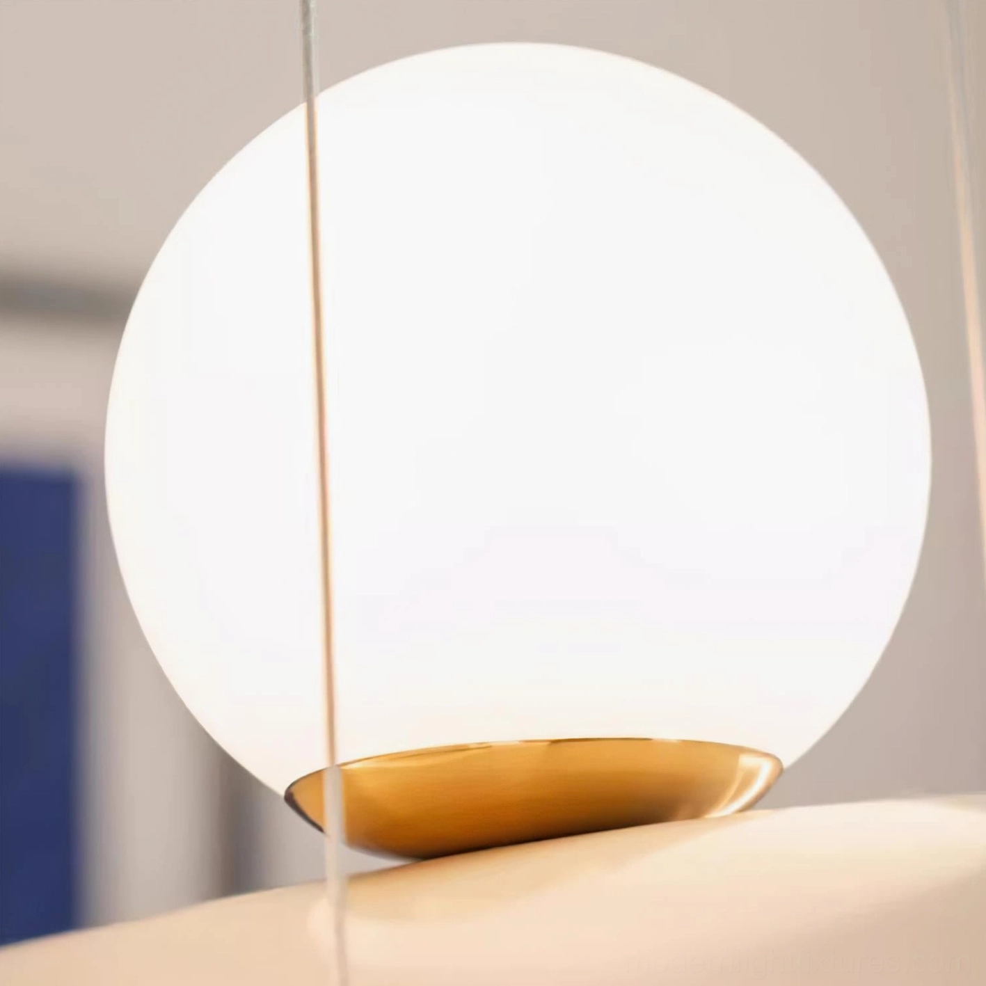 Light blue aircraft shaped ceiling pendant lamp showing whimsical yet sophisticated design for contemporary interiors