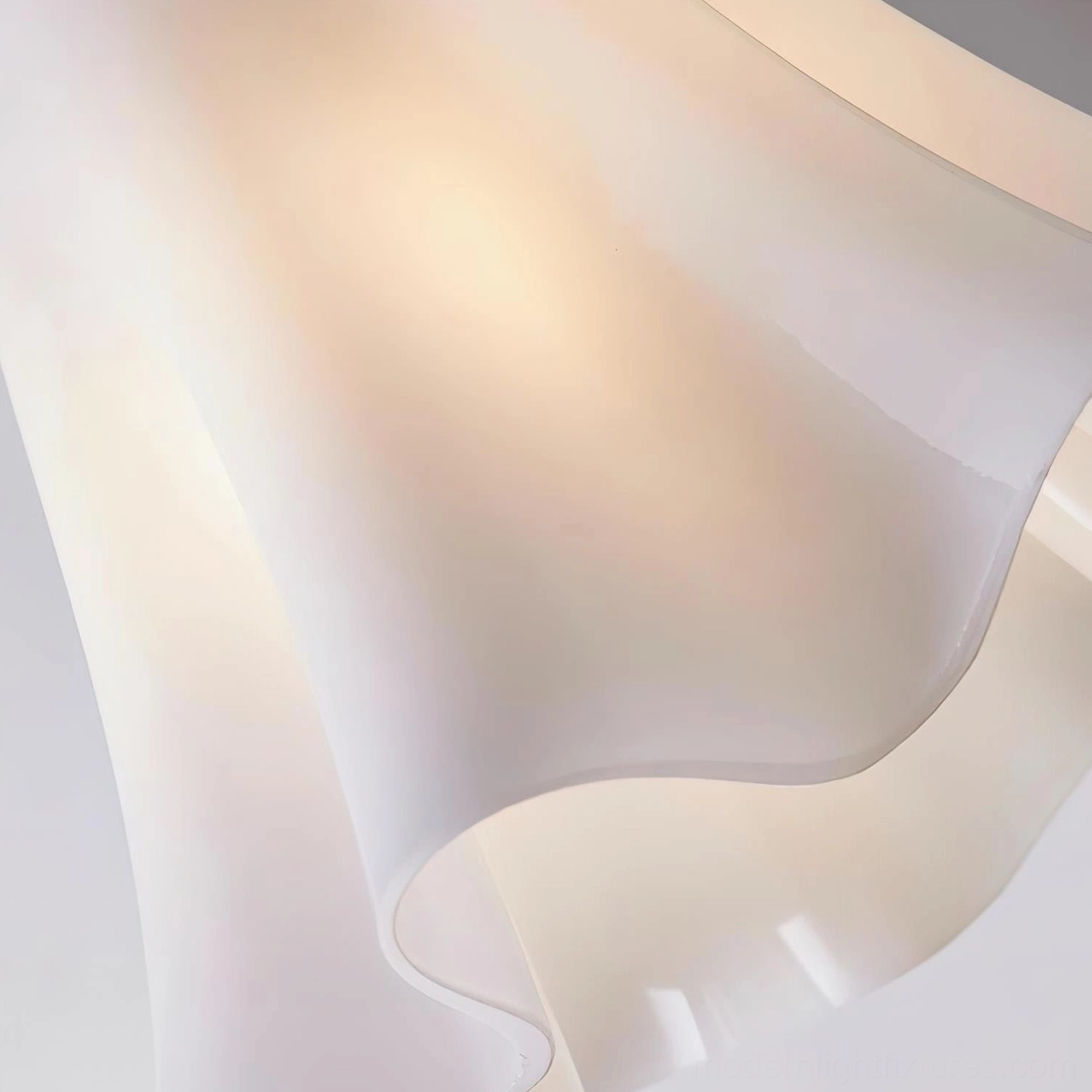 Vellia lily pendant light glass shade close-up frosted gradient texture detail