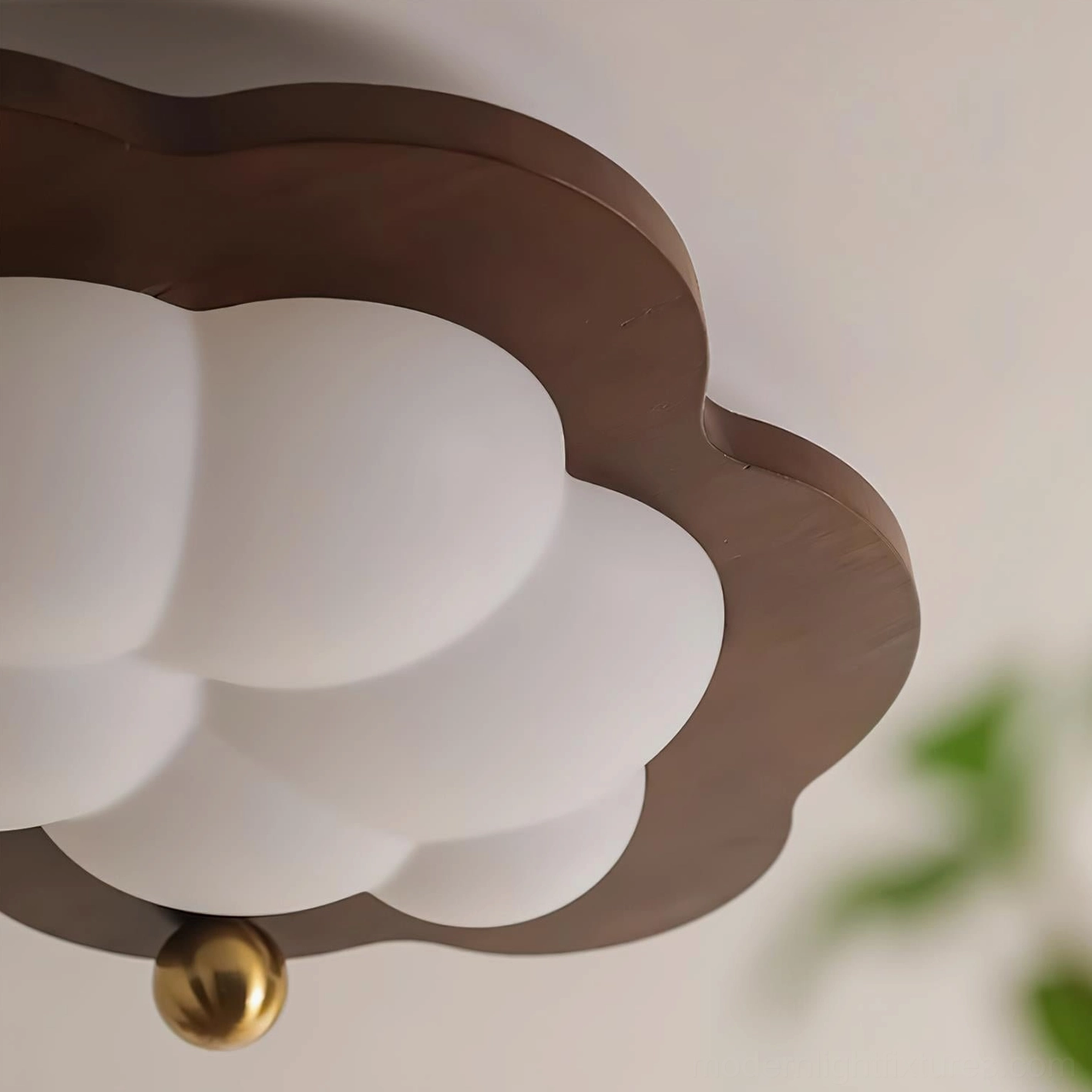 Lumi cloud ceiling light with damp rating suitable for bathroom and covered outdoor spaces