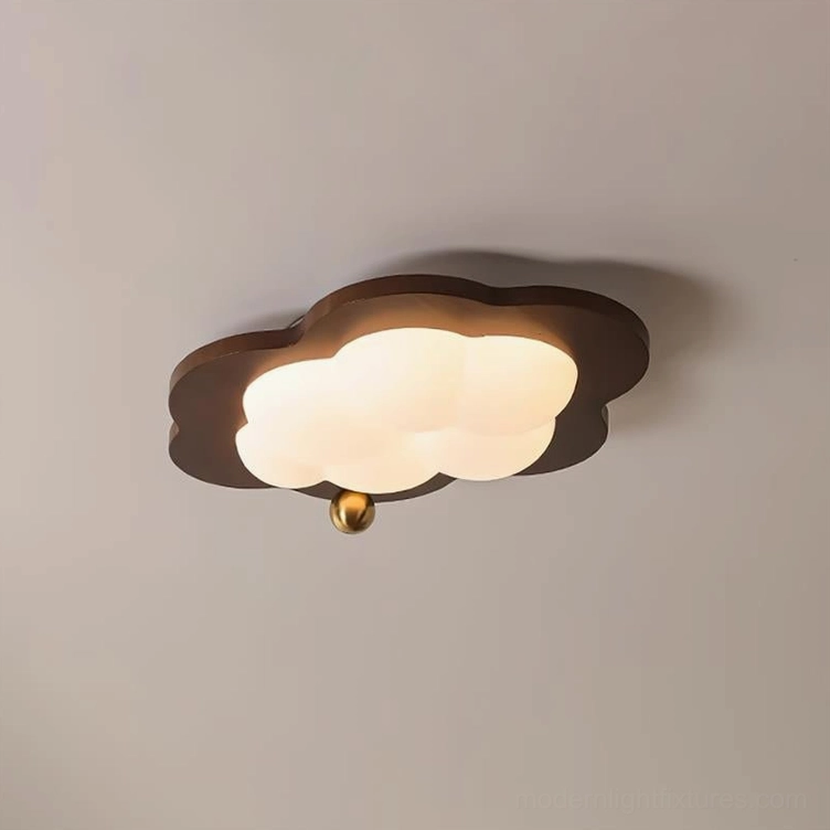 Model C Lumi large cloud ceiling light 55cm diameter with full sculptural cloud form