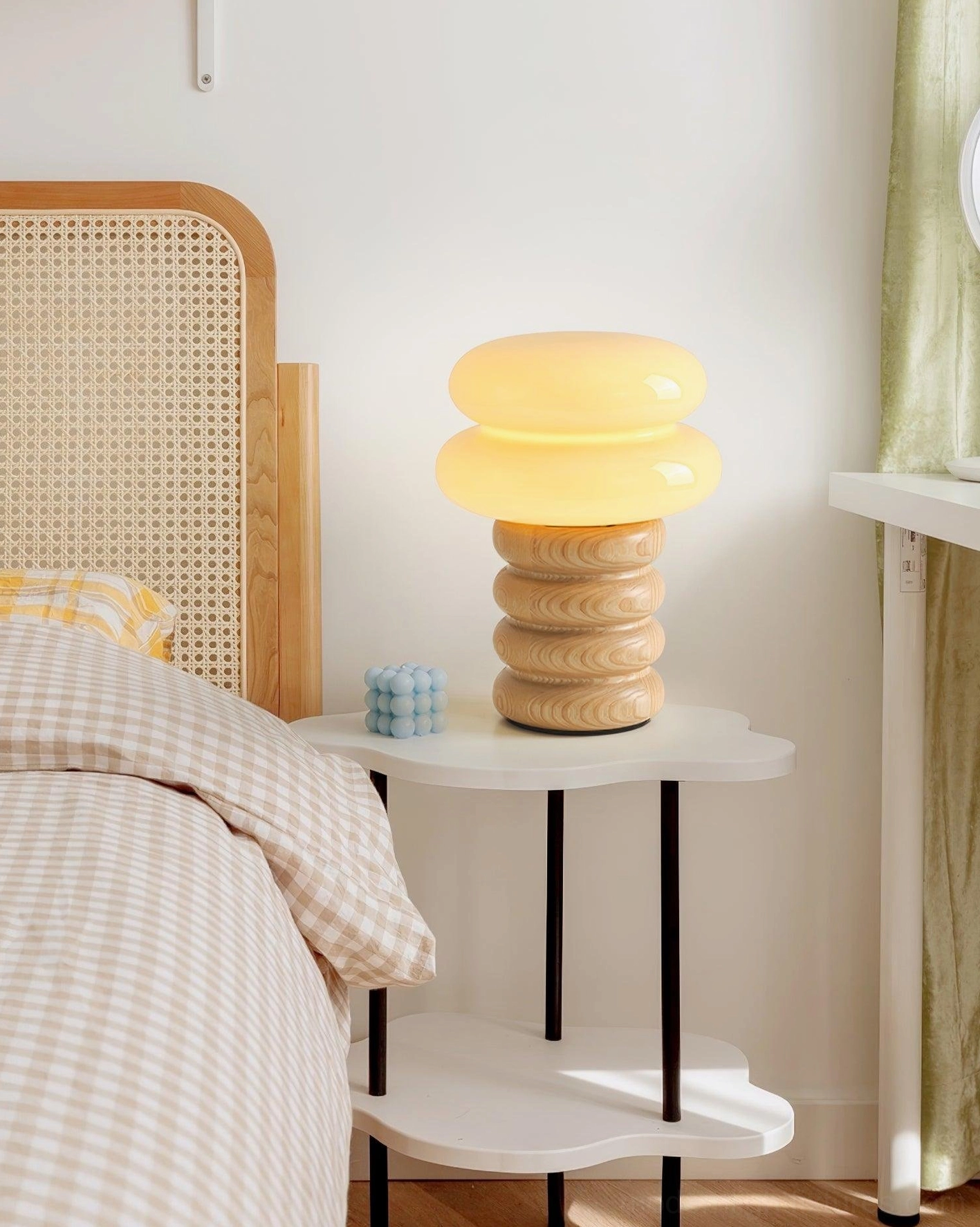 Modern Lumina table lamp minimalist design in neutral home interior setting