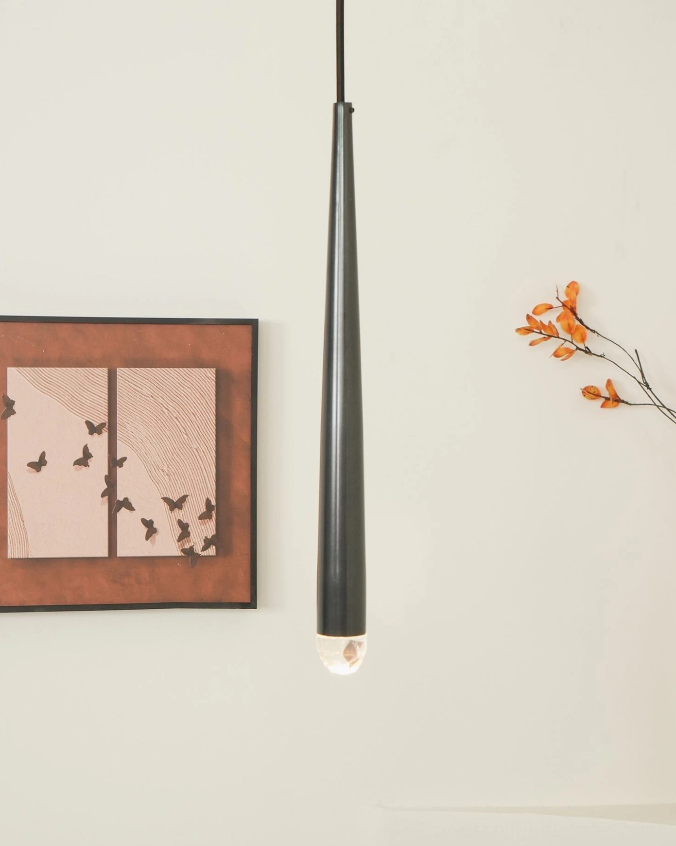 Luxury cluster pendant light polished brass finish detail