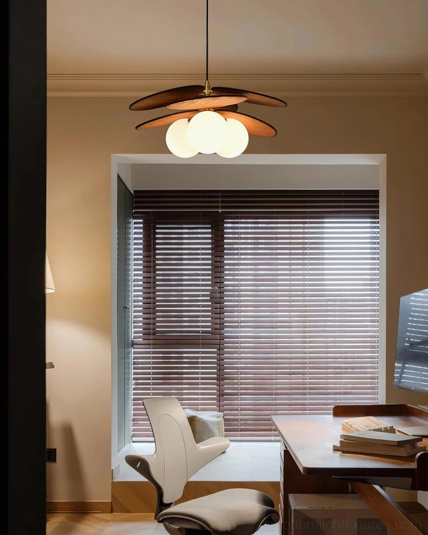 Mahalo pendant light gold finish variant adding luxury warmth to transitional design scheme