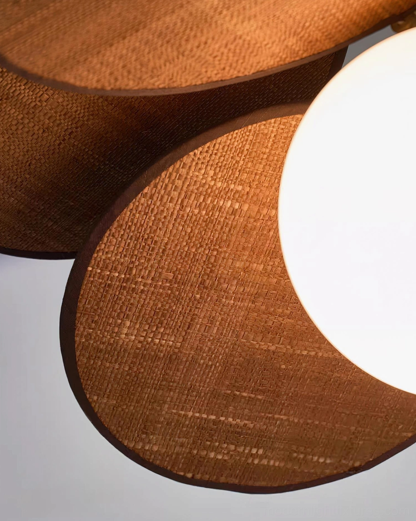 Mahalo pendant light demonstrating warm ambient lighting effect in residential living space
