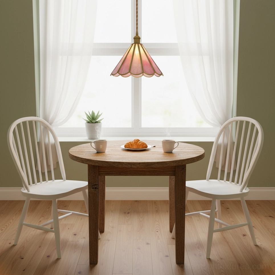 Maki glass pendant light fixture showing E26 E27 socket and bulb compatibility