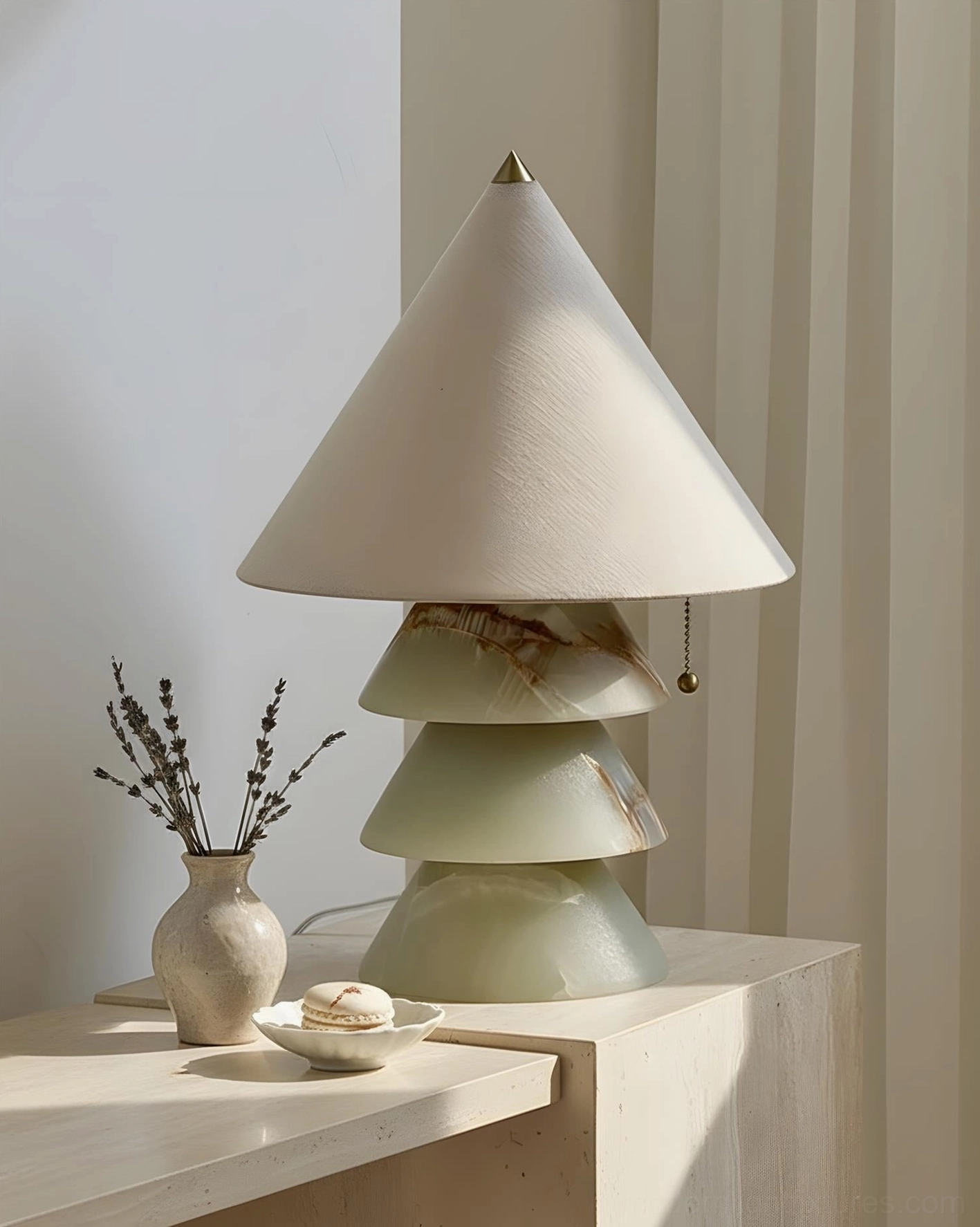 Mallow sculptural table lamp with E26 E27 socket bulb compatibility and LED upgrade information