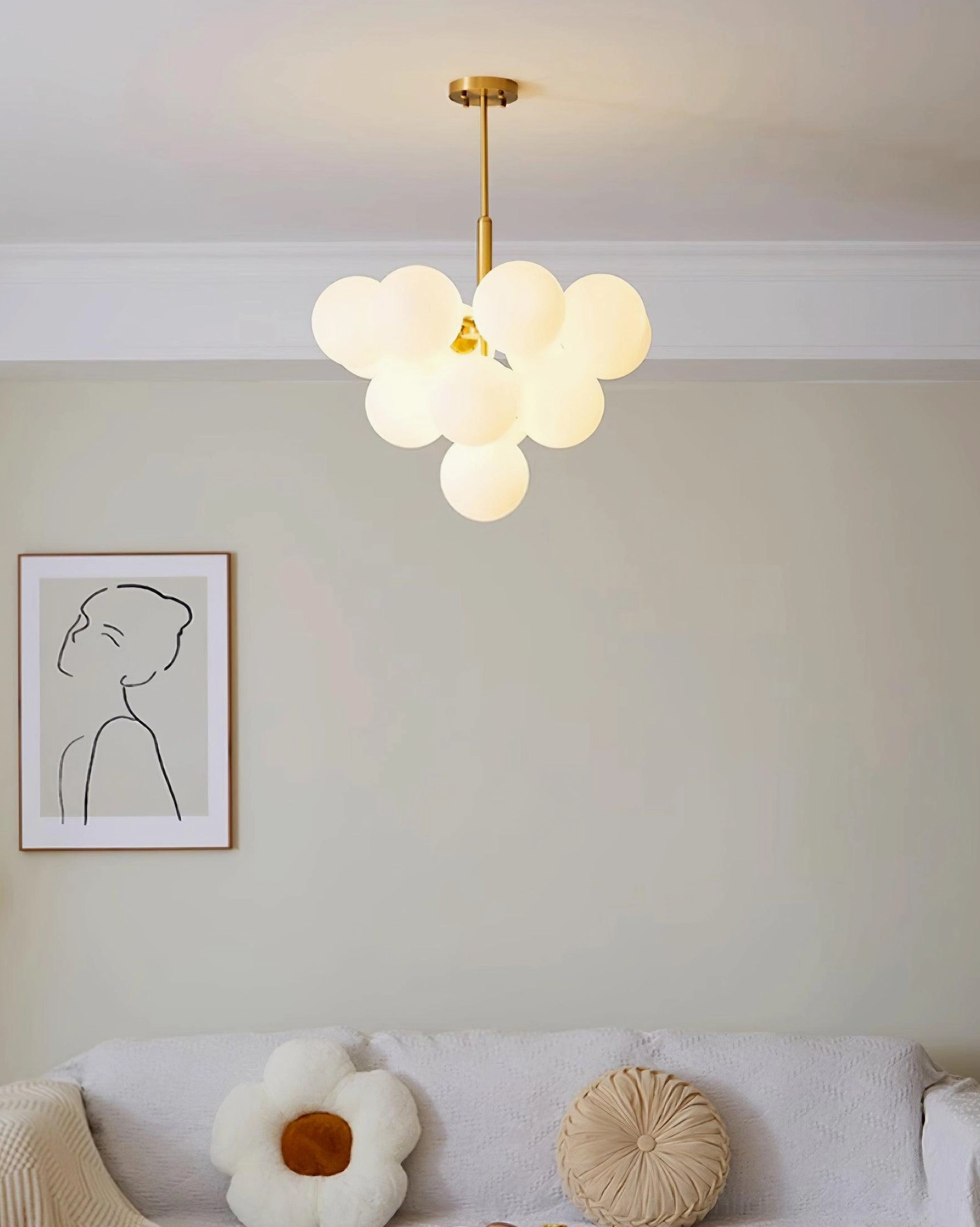 Marais Pointe chandelier 13-head large size comparison dramatic statement piece