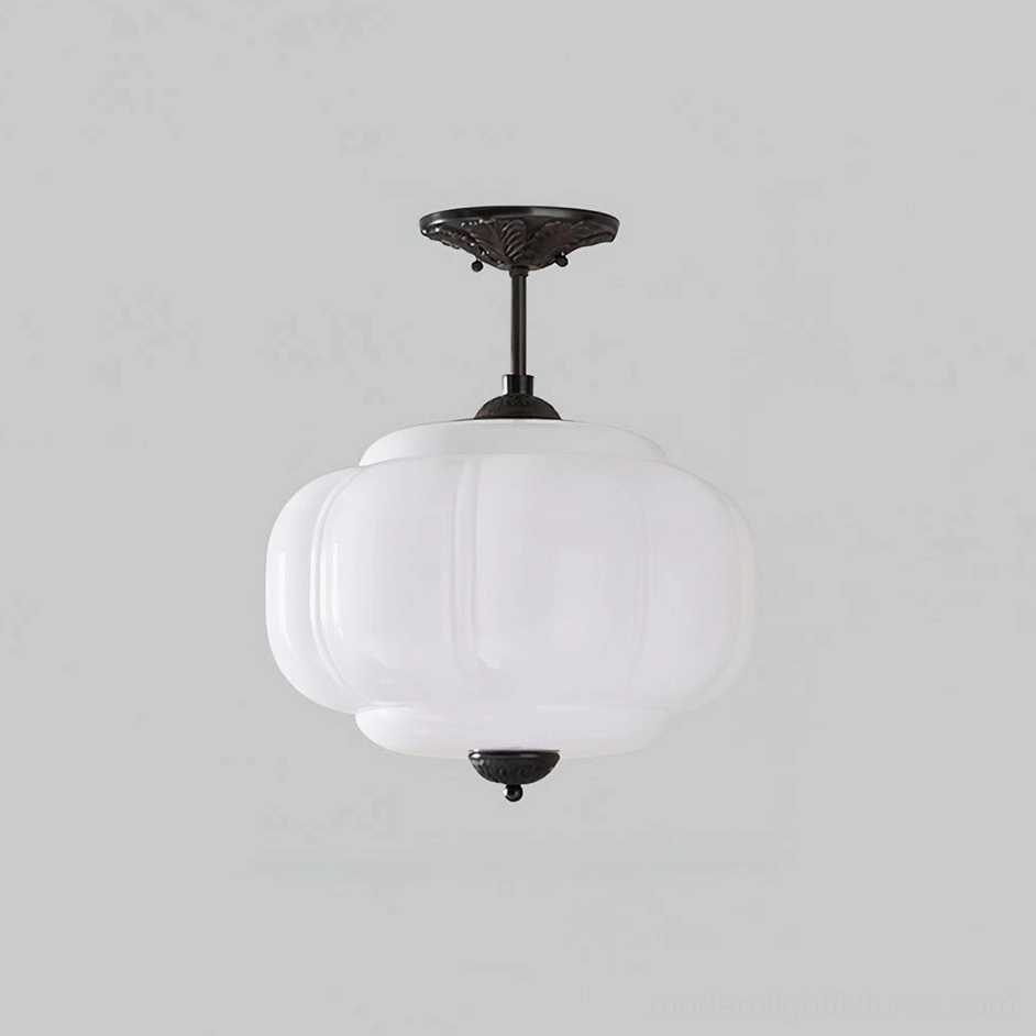 Maravine ceiling lamp variant black and white color combination