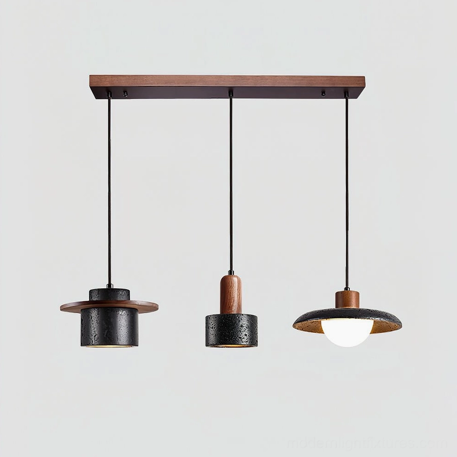 Model F Marnox contemporary pendant light for standard dining table installations