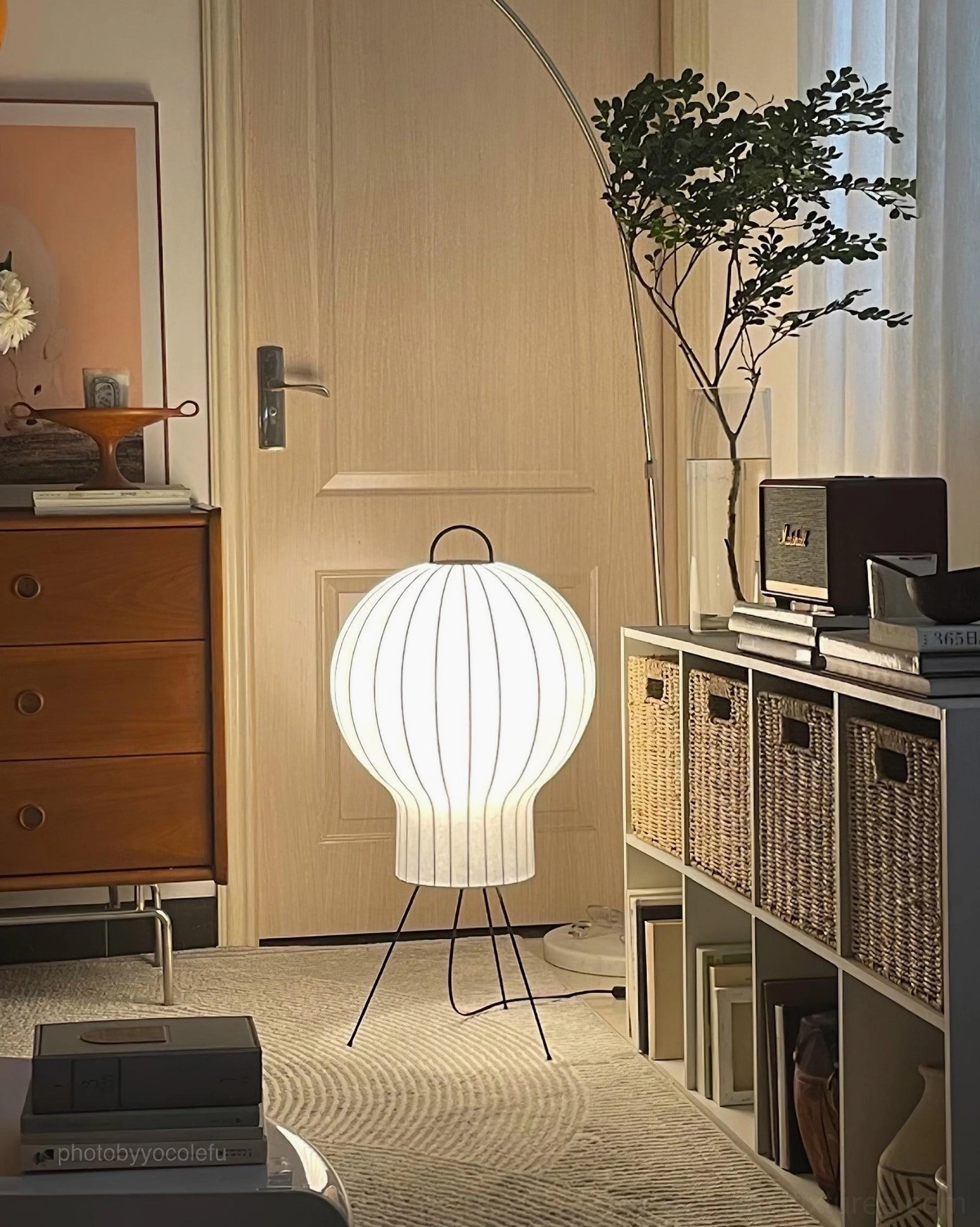 Medieval silk lantern floor lamp multi-regional certification compliance display