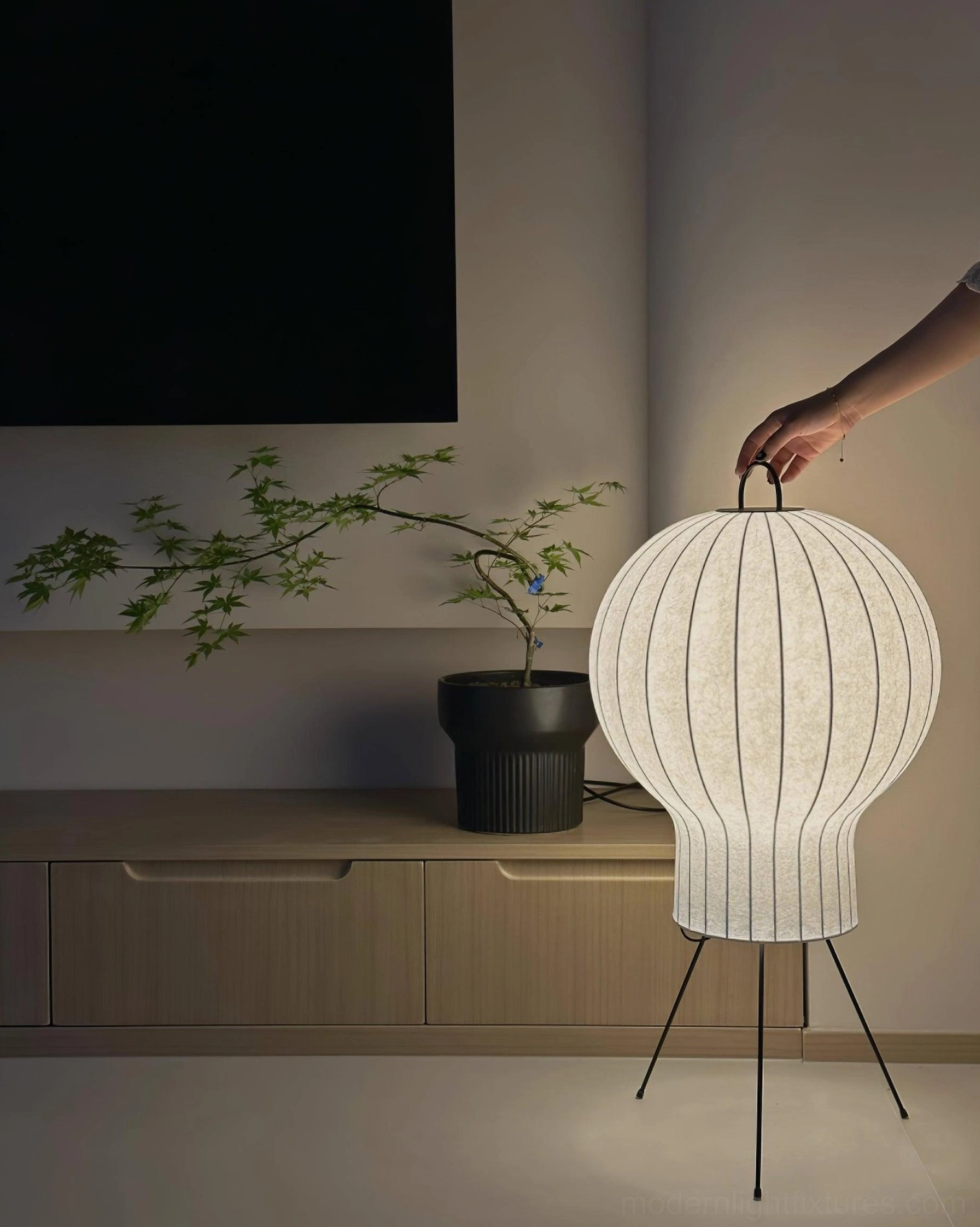 Medieval silk lantern floor lamp complete product overview and design details