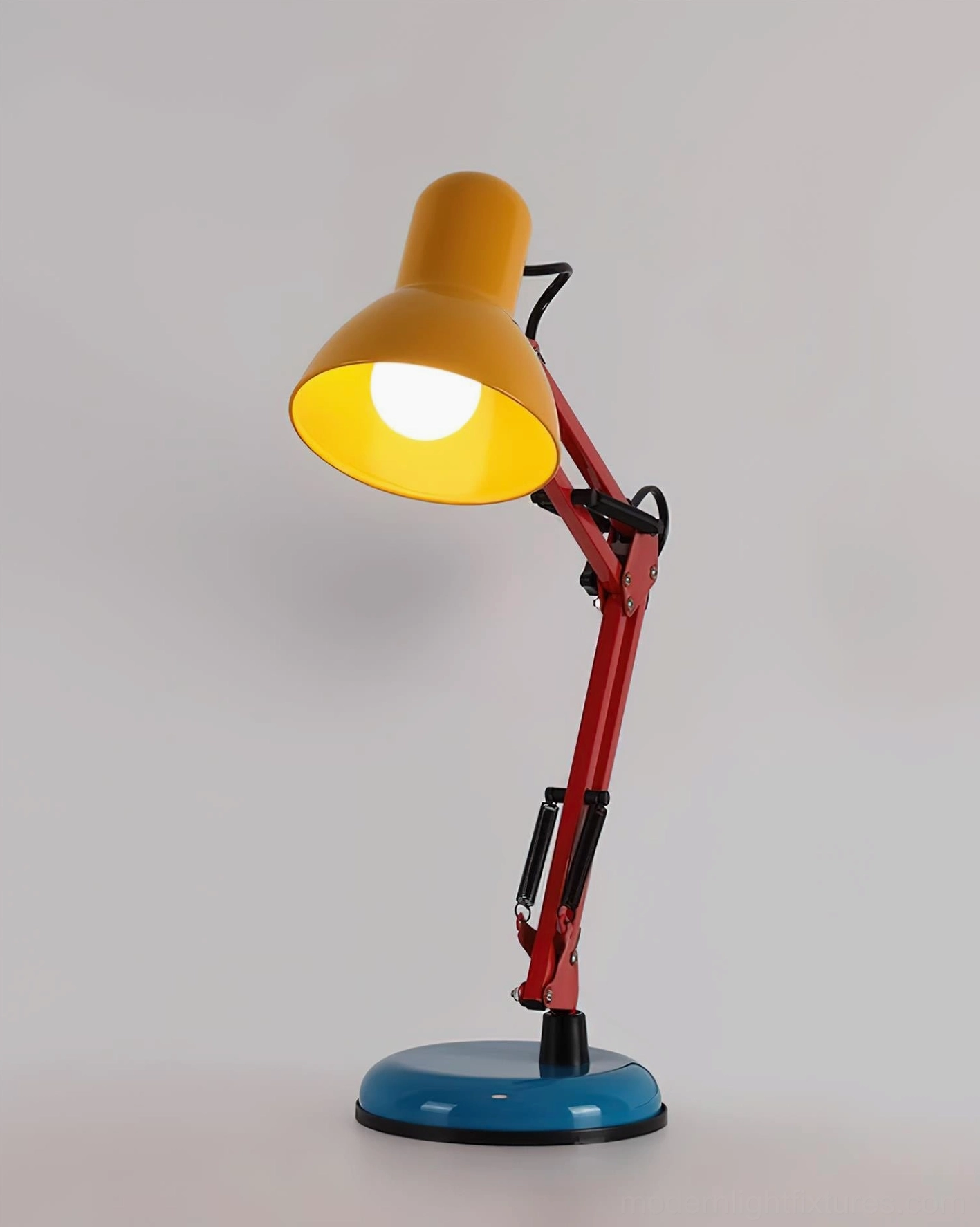 Memphis desk lamp interior design styling - postmodern table lamp as accent piece in contemporary home interior decoration and room styling
