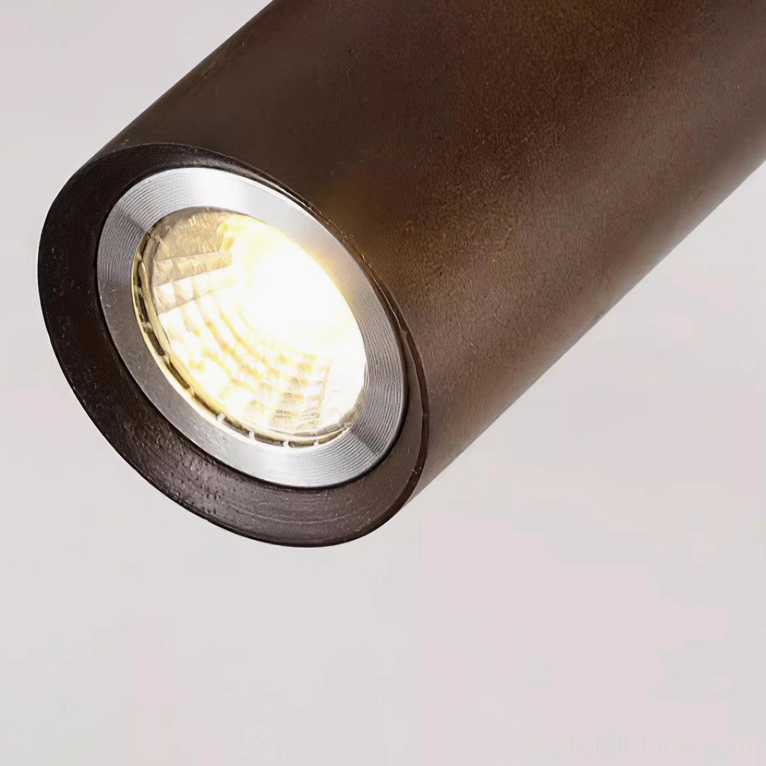 Covered porch outdoor wooden track lighting with damp rating certification