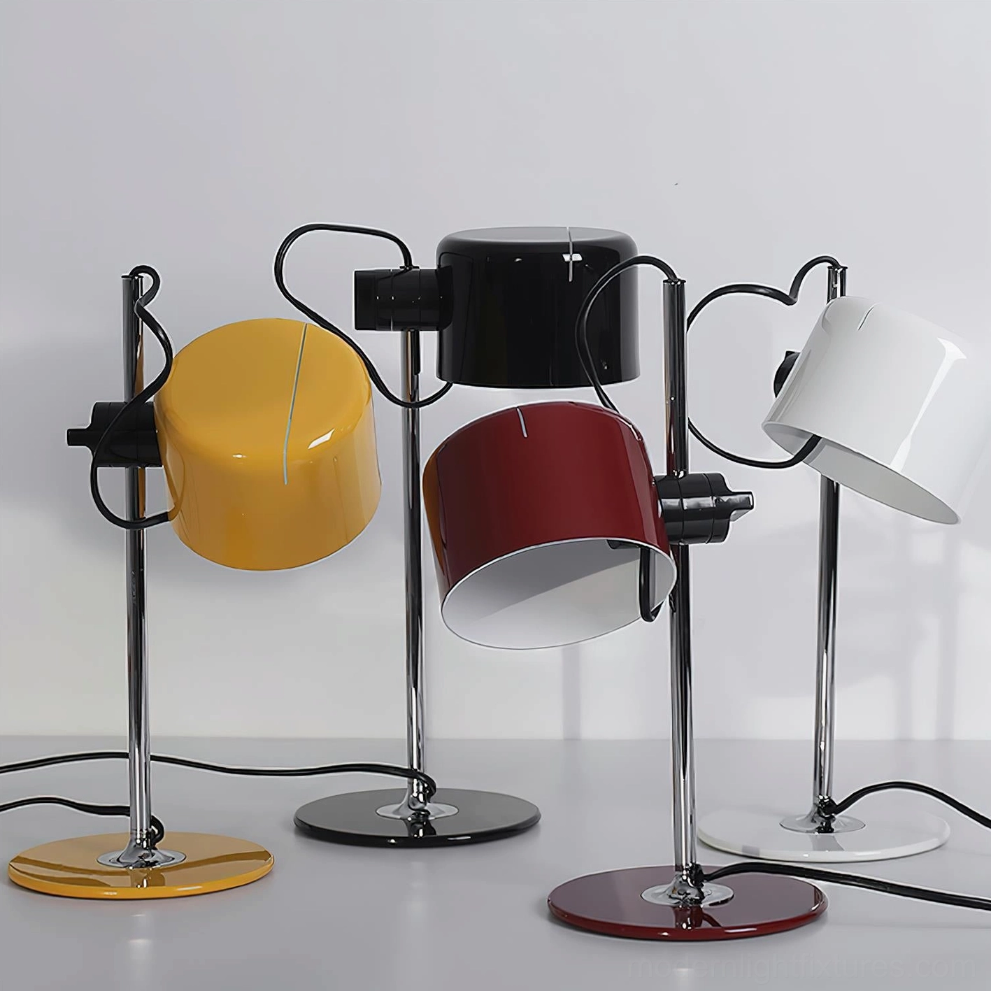Metro spot table lamp contemporary design - modern adjustable desk and task lighting fixture