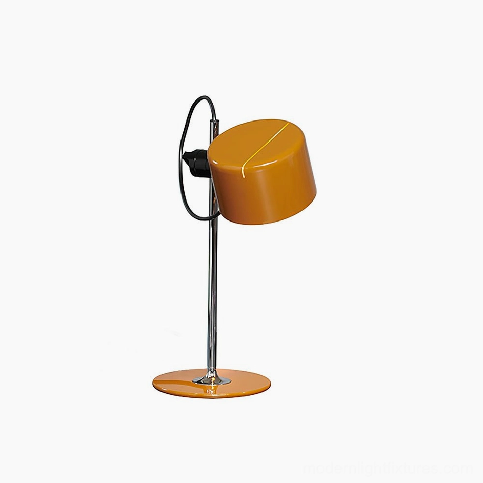 Metro spot table lamp yellow shade variant - modern industrial adjustable lighting