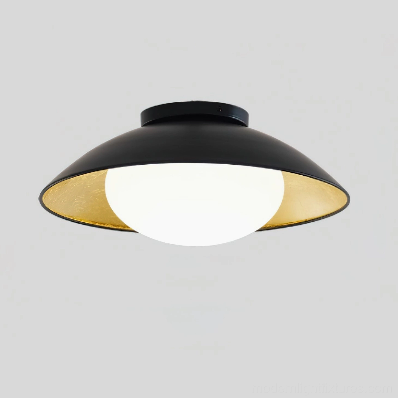 Mezo modern ceiling light installed residential interior contemporary design application