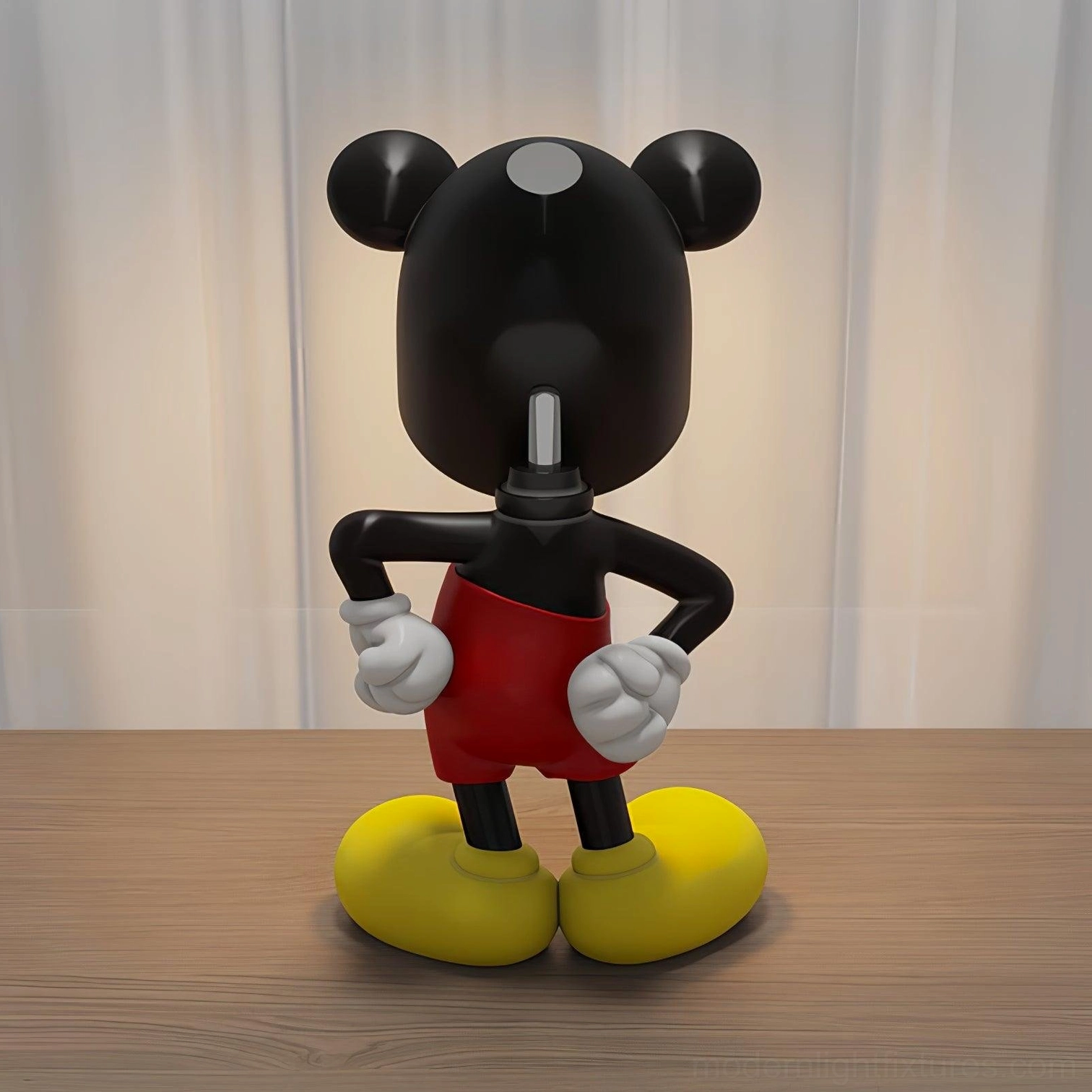 Mickey character candle warmer lamp red color option
