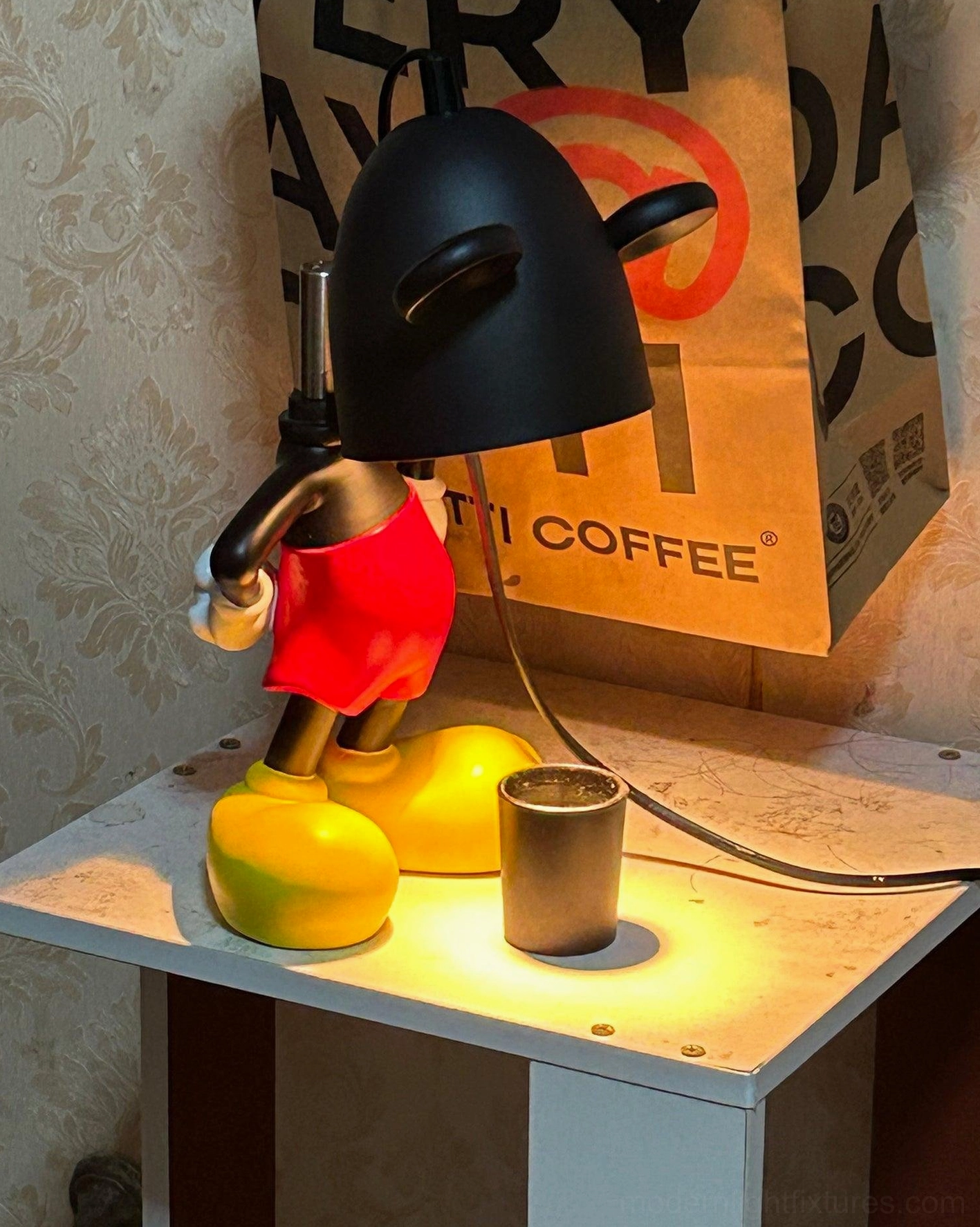 Mickey character candle warmer lamp yellow color option