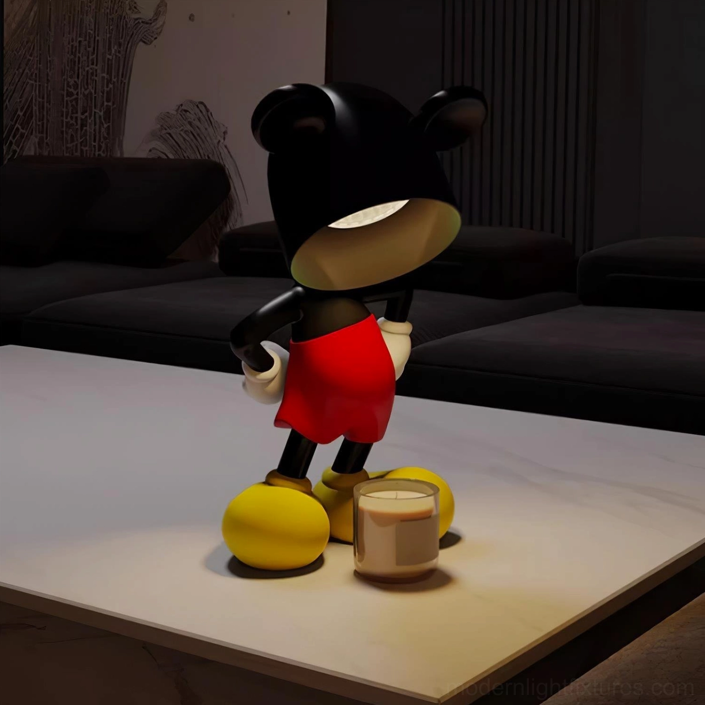 Mickey candle warmer lamp with halogen bulb socket GU10 compatibility