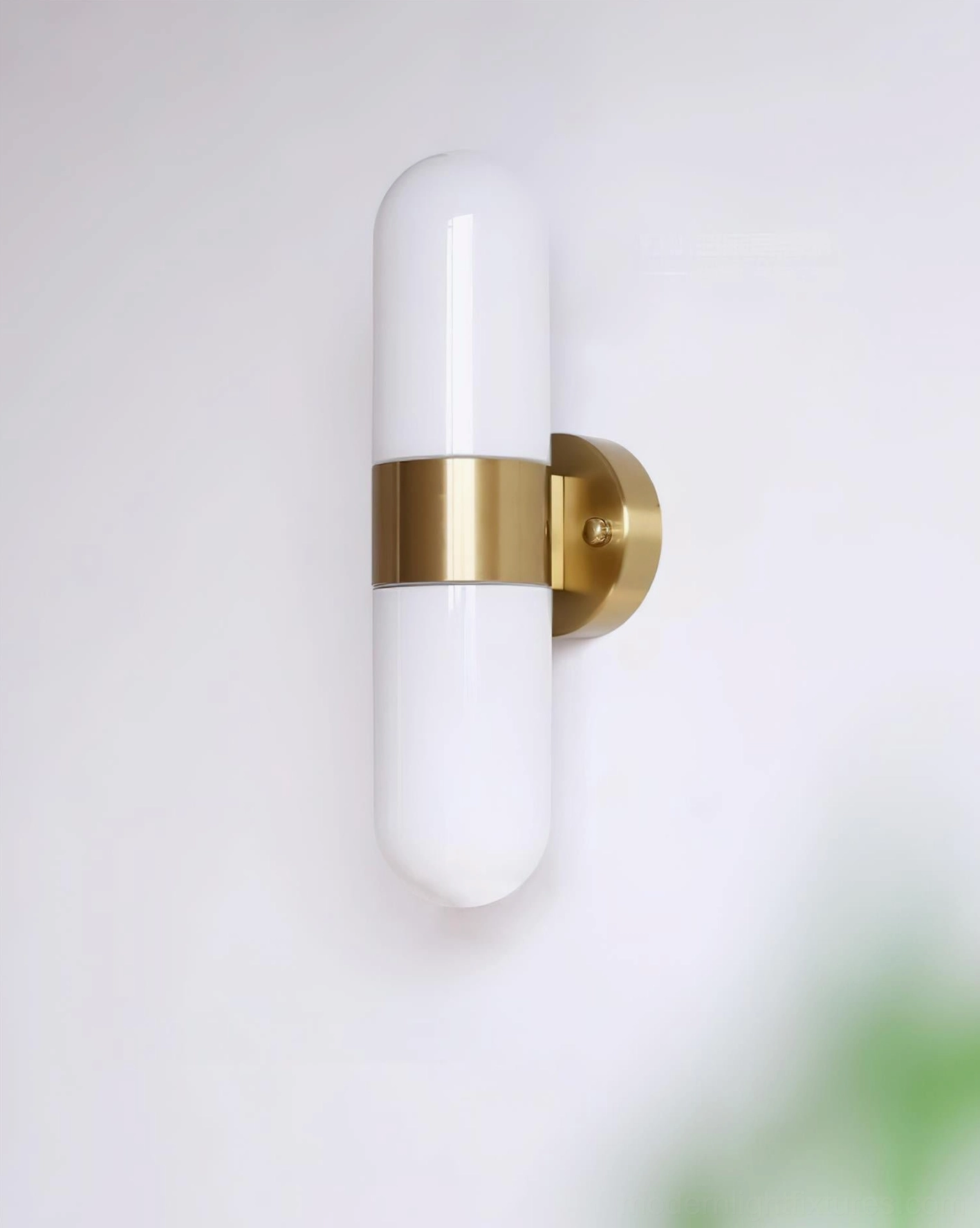 Modern wall sconce with adjustable lighting levels - dimmer switch compatible