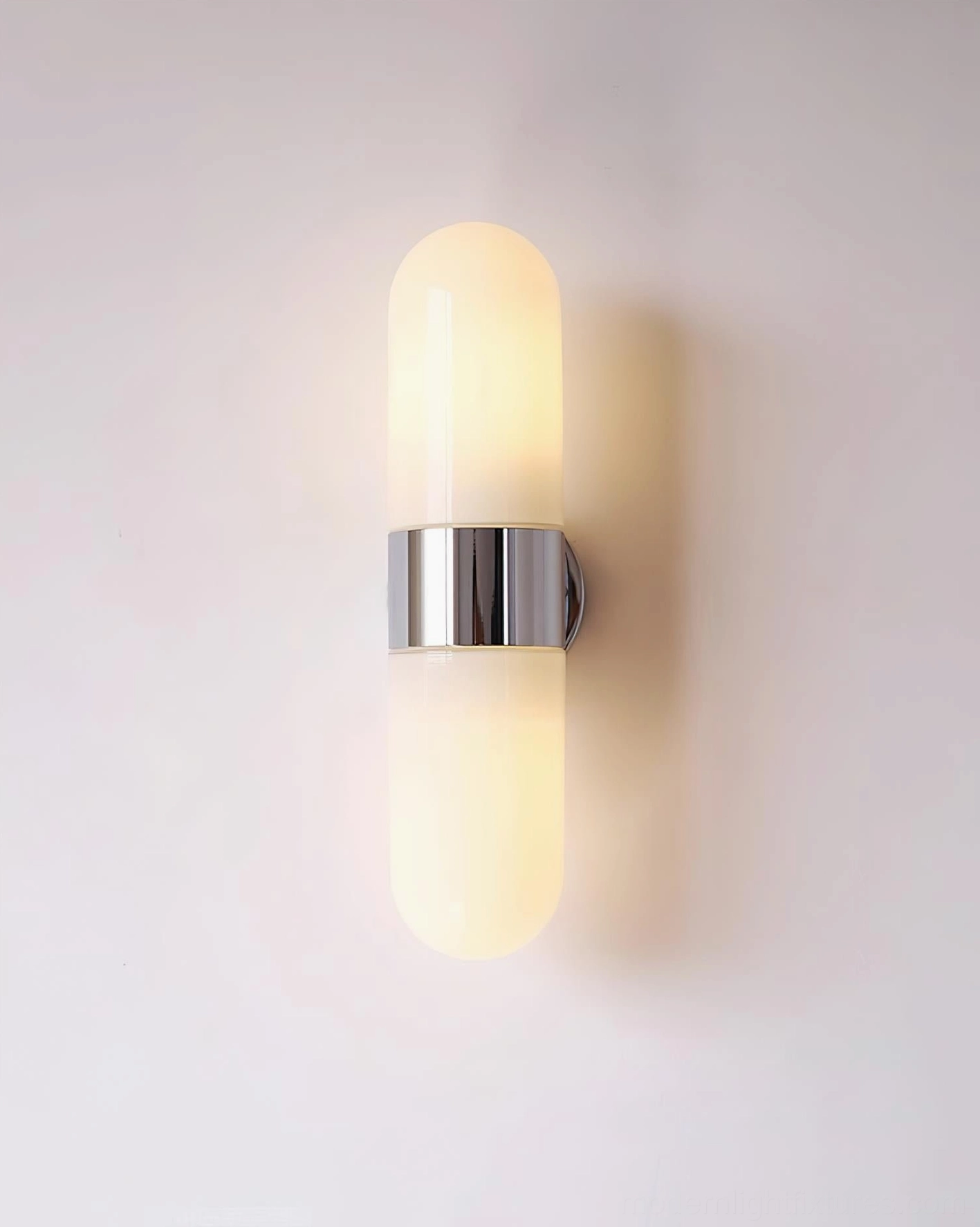 Modern wall sconce bathroom lighting - mirror vanity fixture installation
