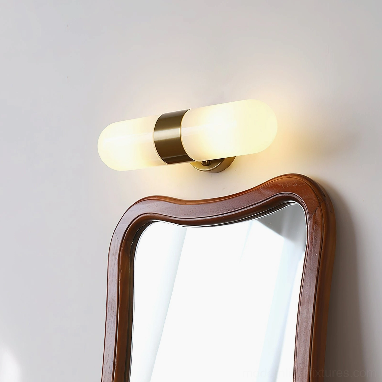 Modern wall sconce with multiple finish options - design versatility showcase